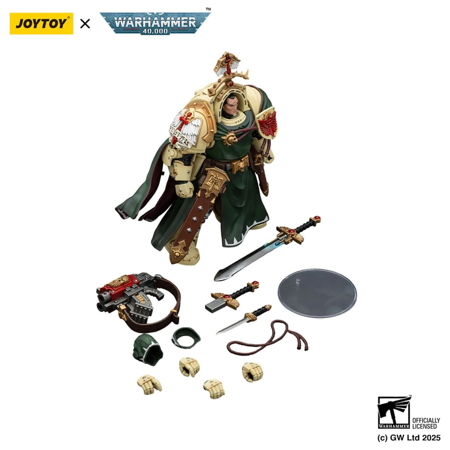 Warhammer 40,000: Dark Angels akčná figúrka Belial Grand Master of The Deathwing With the Sword of Silence and Storm Bolter 14 cm produktová fotografia