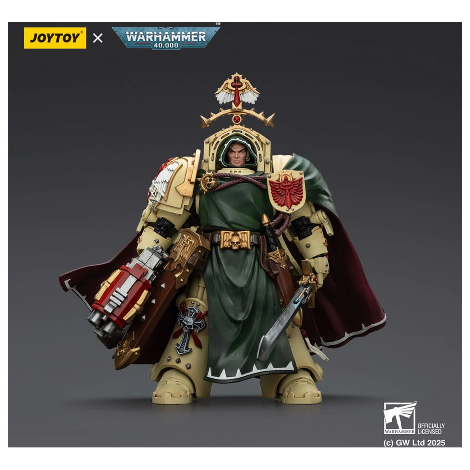 Warhammer 40,000: Dark Angels akčná figúrka Belial Grand Master of The Deathwing With the Sword of Silence and Storm Bolter 14 cm produktová fotografia