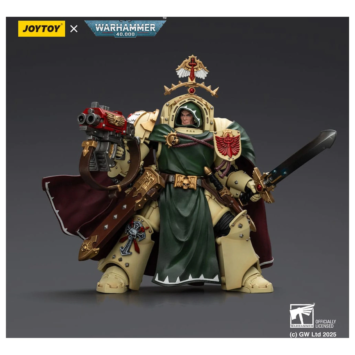 Warhammer 40,000: Dark Angels akčná figúrka Belial Grand Master of The Deathwing With the Sword of Silence and Storm Bolter 14 cm produktová fotografia
