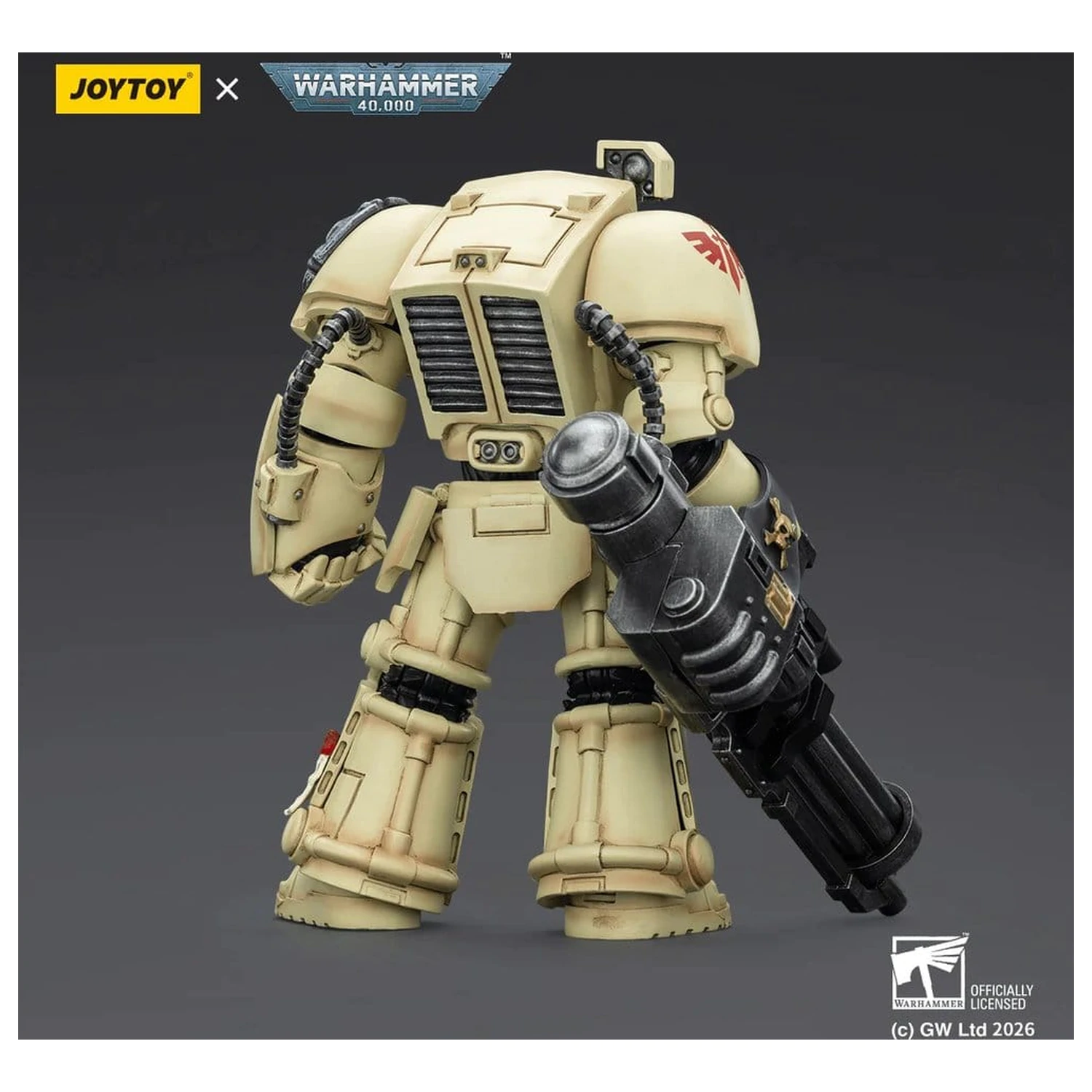 Warhammer 40,000 Action Figure Dark Angels Deathwing Terminator 3 s Power Fist a Assault Cannon 14 cm produktová fotografia