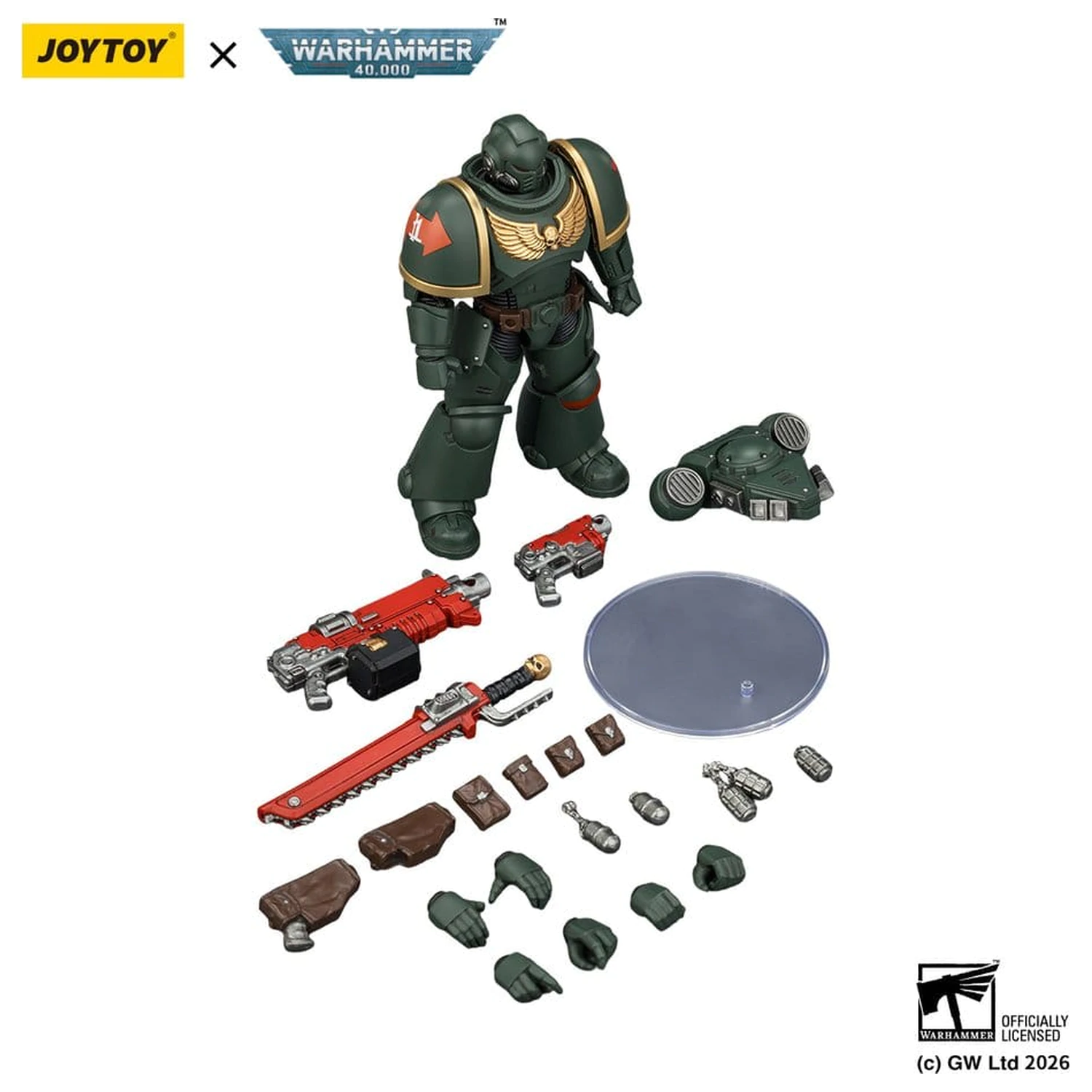 Warhammer 40,000 akčná figúrka Dark Angels Intercessor 12 cm produktová fotografia