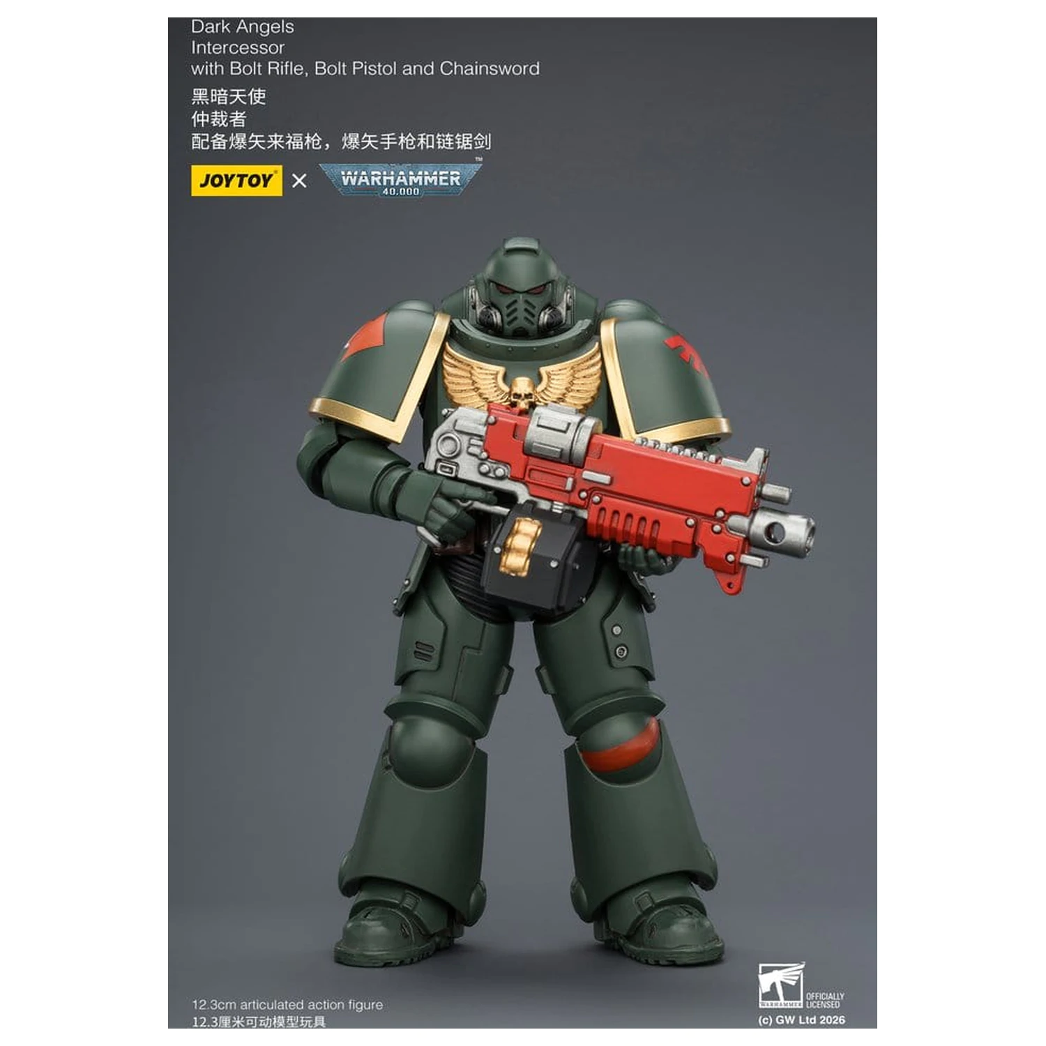 Warhammer 40,000 akčná figúrka Dark Angels Intercessor 12 cm produktová fotografia