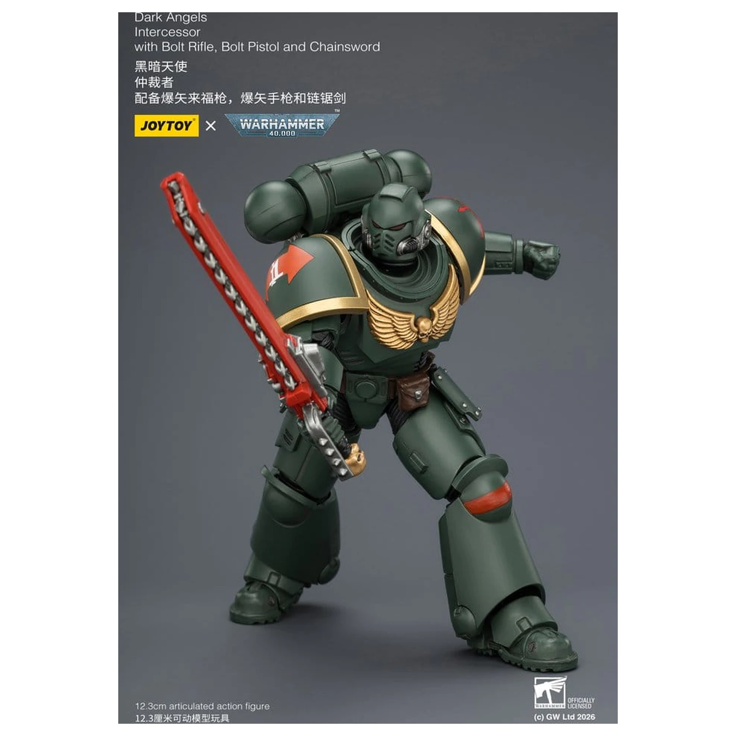 Warhammer 40,000 akčná figúrka Dark Angels Intercessor 12 cm produktová fotografia