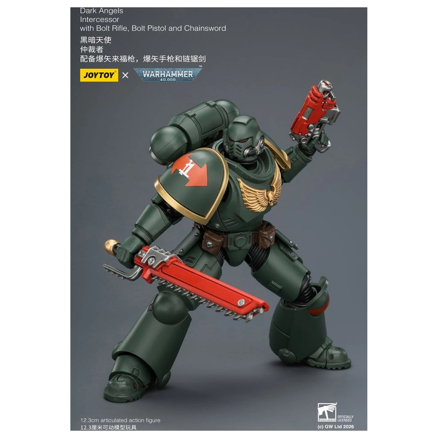 Warhammer 40,000 akčná figúrka Dark Angels Intercessor 12 cm produktová fotografia