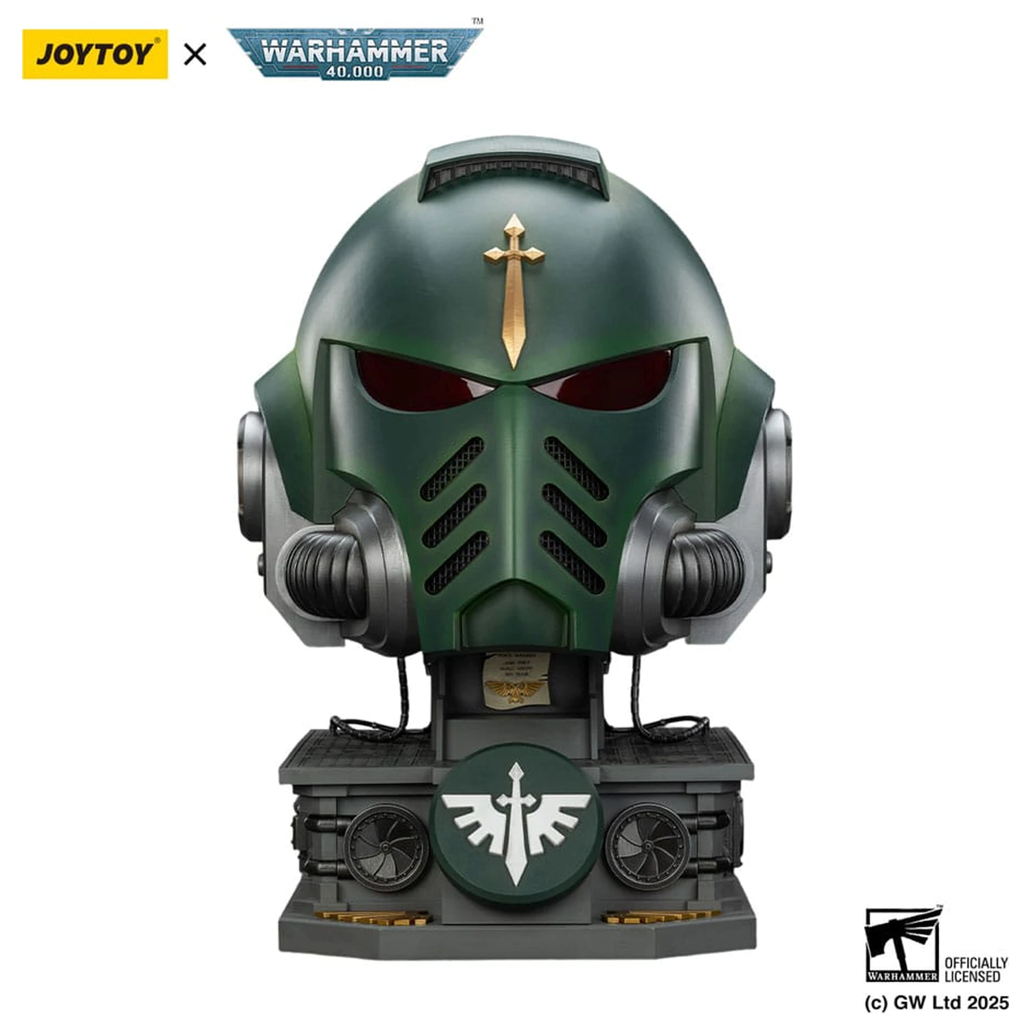 Warhammer 40,000: Dark Angels MkX Helmet & Display Stand 44 cm produktová fotografia