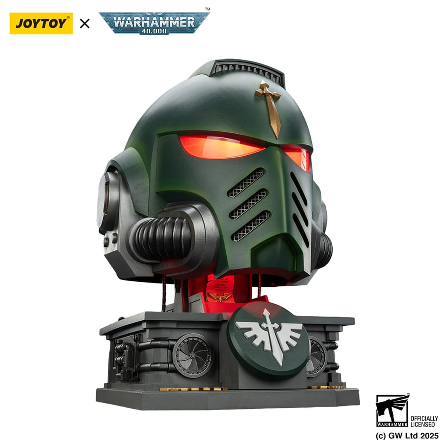 Warhammer 40,000: Dark Angels MkX Helmet & Display Stand 44 cm produktová fotografia