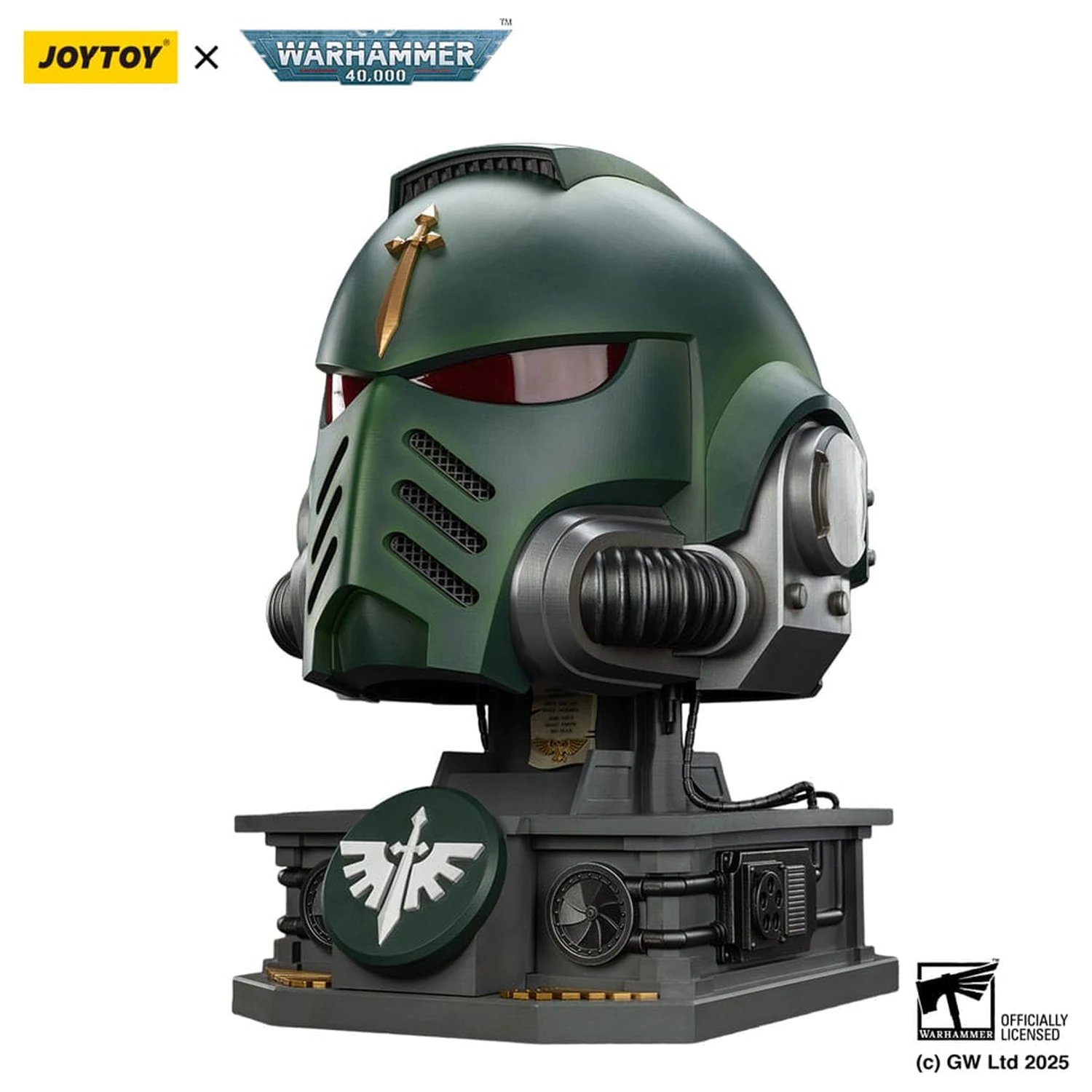 Warhammer 40,000: Dark Angels MkX Helmet & Display Stand 44 cm produktová fotografia
