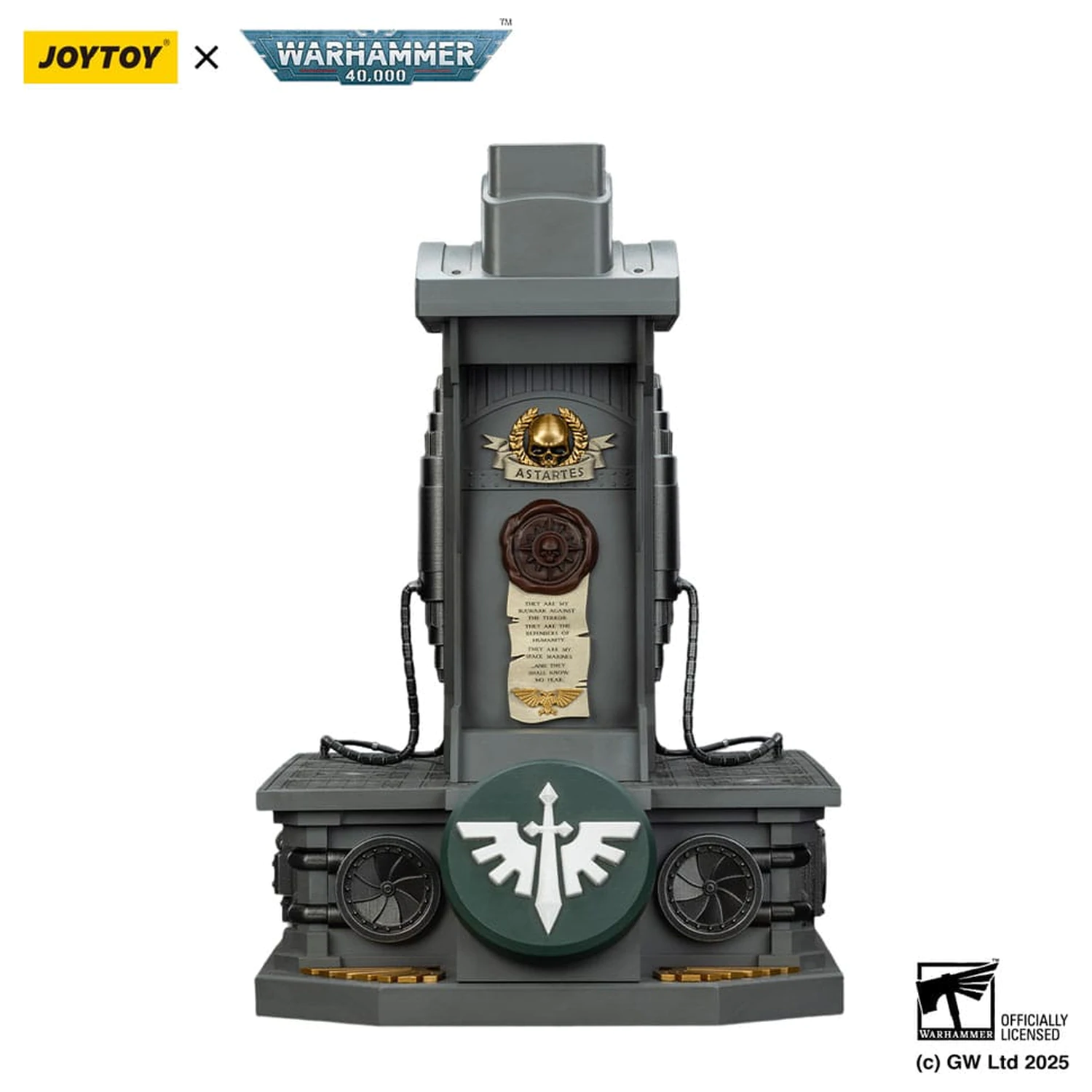 Warhammer 40,000: Dark Angels MkX Helmet & Display Stand 44 cm produktová fotografia