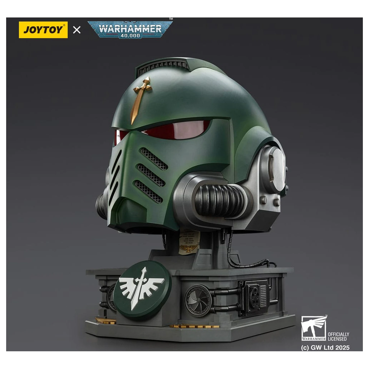 Warhammer 40,000: Dark Angels MkX Helmet & Display Stand 44 cm produktová fotografia