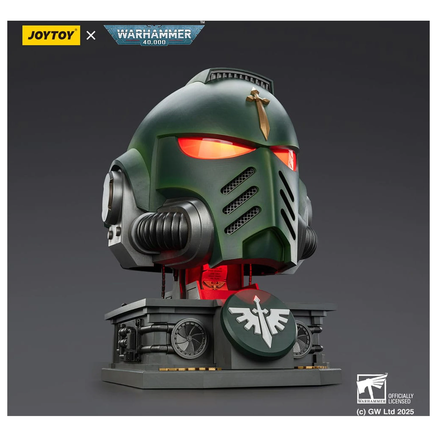 Warhammer 40,000: Dark Angels MkX Helmet & Display Stand 44 cm produktová fotografia