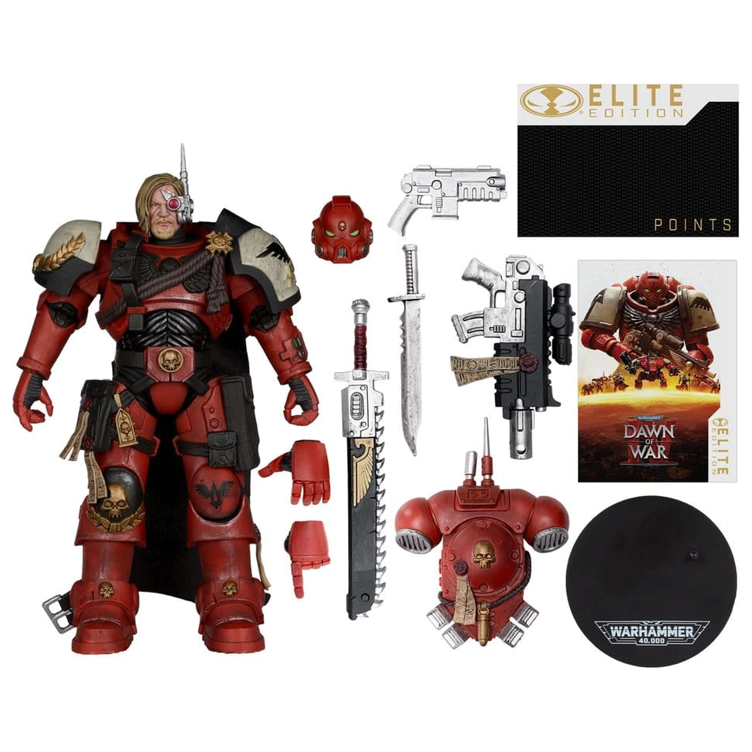 Warhammer 40,000 Dawn of War McFarlane Elite Edition Akčná figúrka Captain Cyrus (Dawn of War 4) 20 cm produktová fotografia