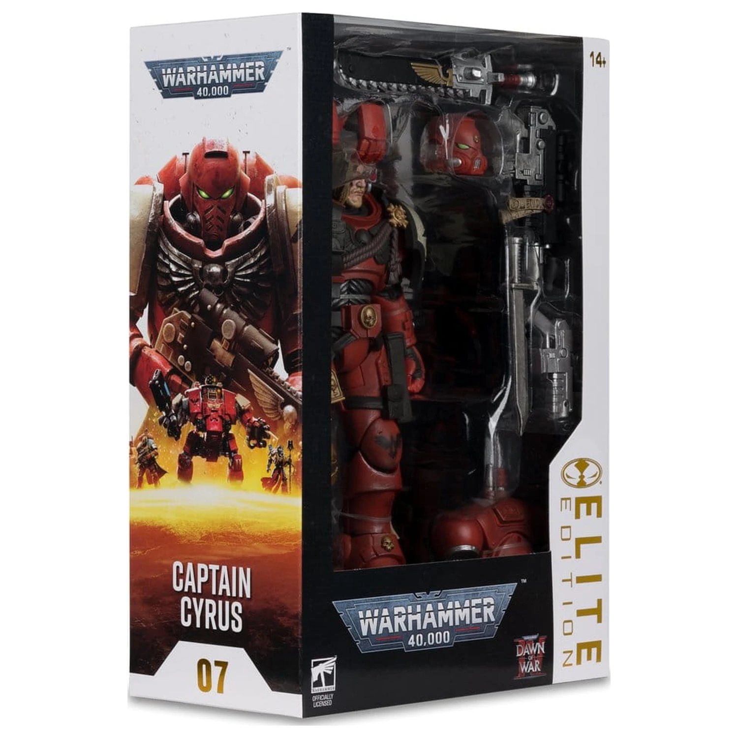 Warhammer 40,000 Dawn of War McFarlane Elite Edition Akčná figúrka Captain Cyrus (Dawn of War 4) 20 cm produktová fotografia