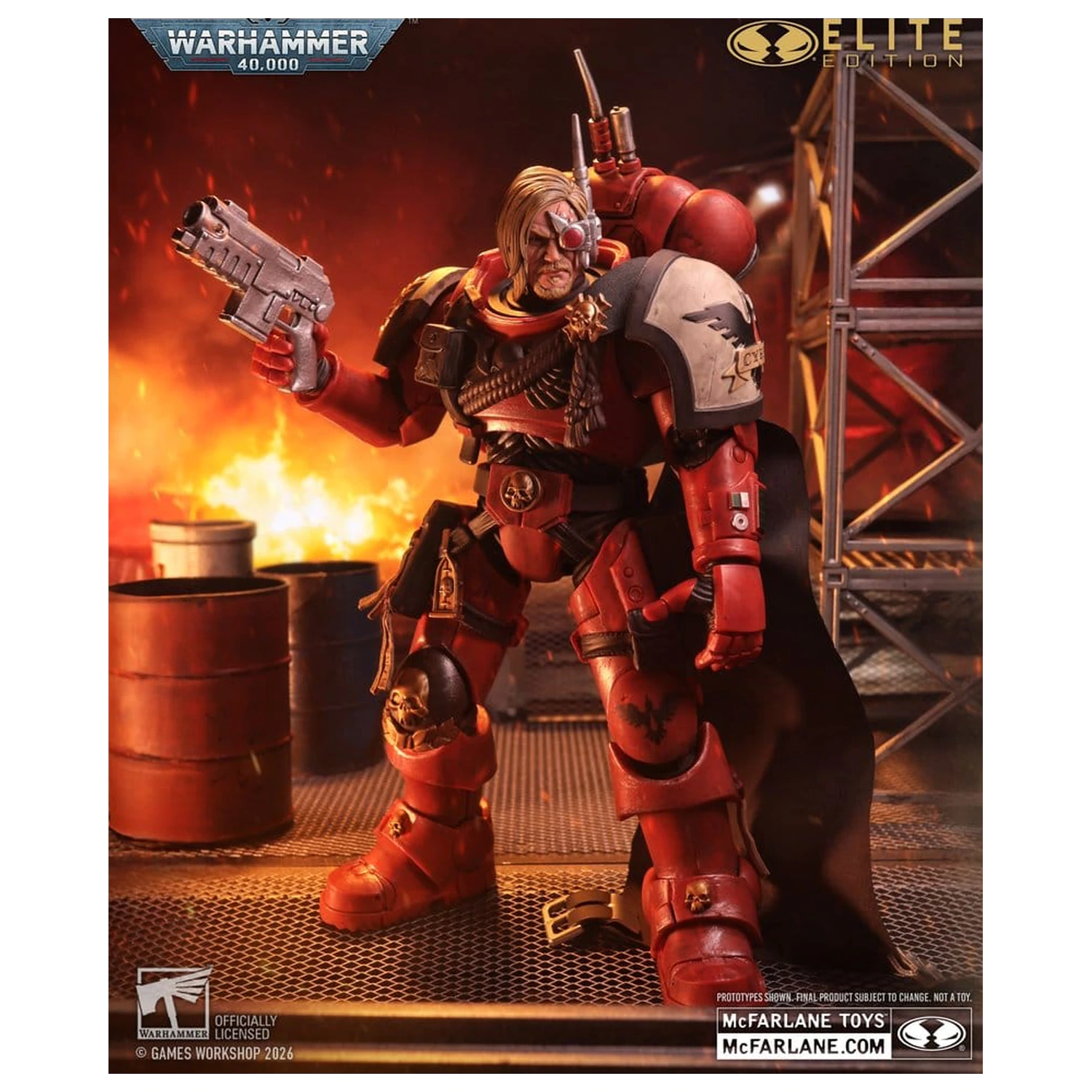 Warhammer 40,000 Dawn of War McFarlane Elite Edition Akčná figúrka Captain Cyrus (Dawn of War 4) 20 cm produktová fotografia