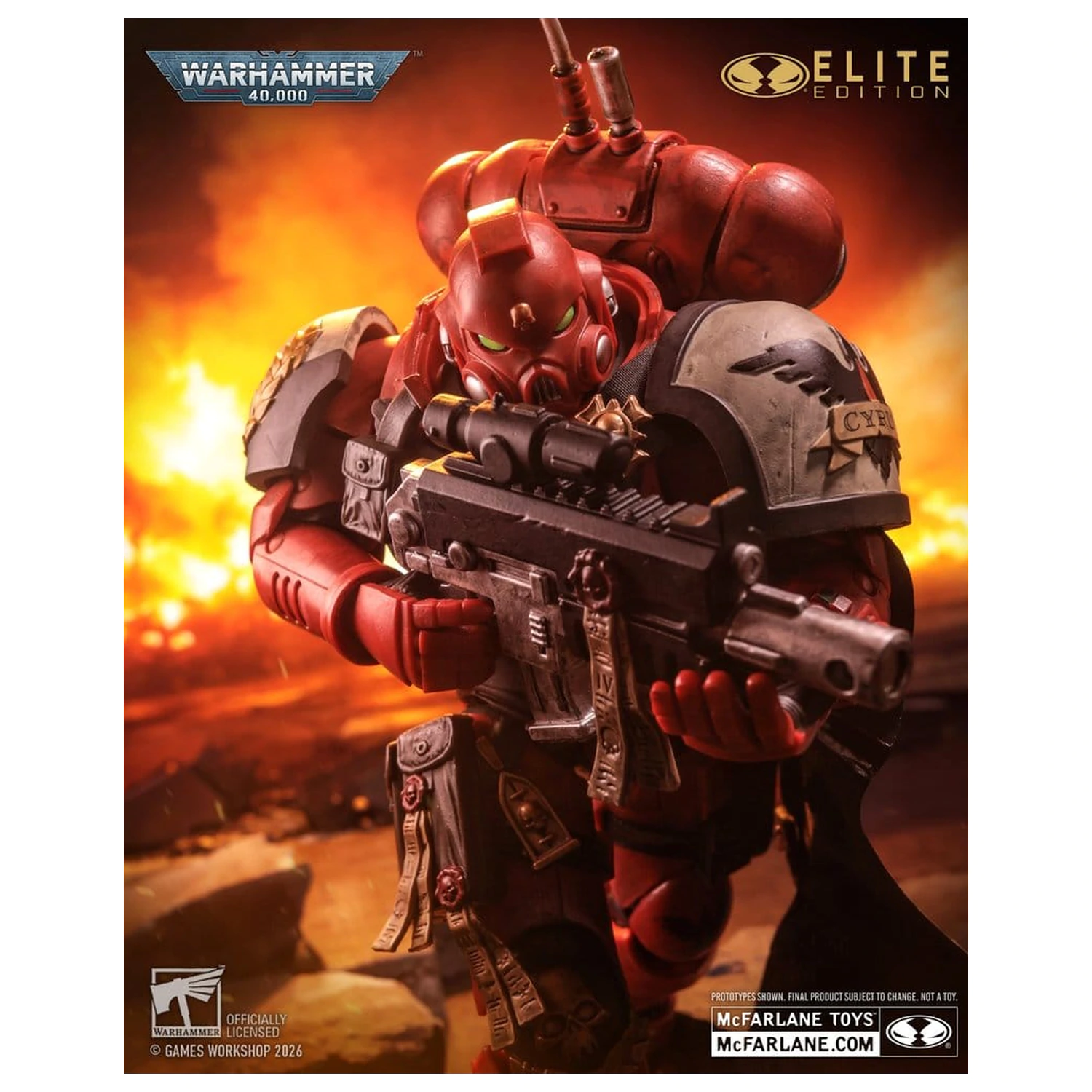 Warhammer 40,000 Dawn of War McFarlane Elite Edition Akčná figúrka Captain Cyrus (Dawn of War 4) 20 cm produktová fotografia