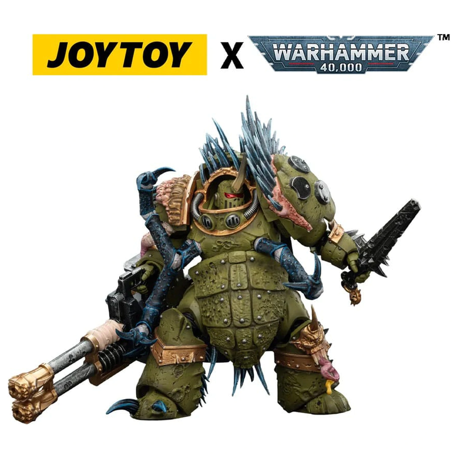 Warhammer 40,000 Akčná figúrka Death Guard Blightlord Terminator 1 s Reaper Autocannon a Bubotic Blades 14 cm produktová fotografia