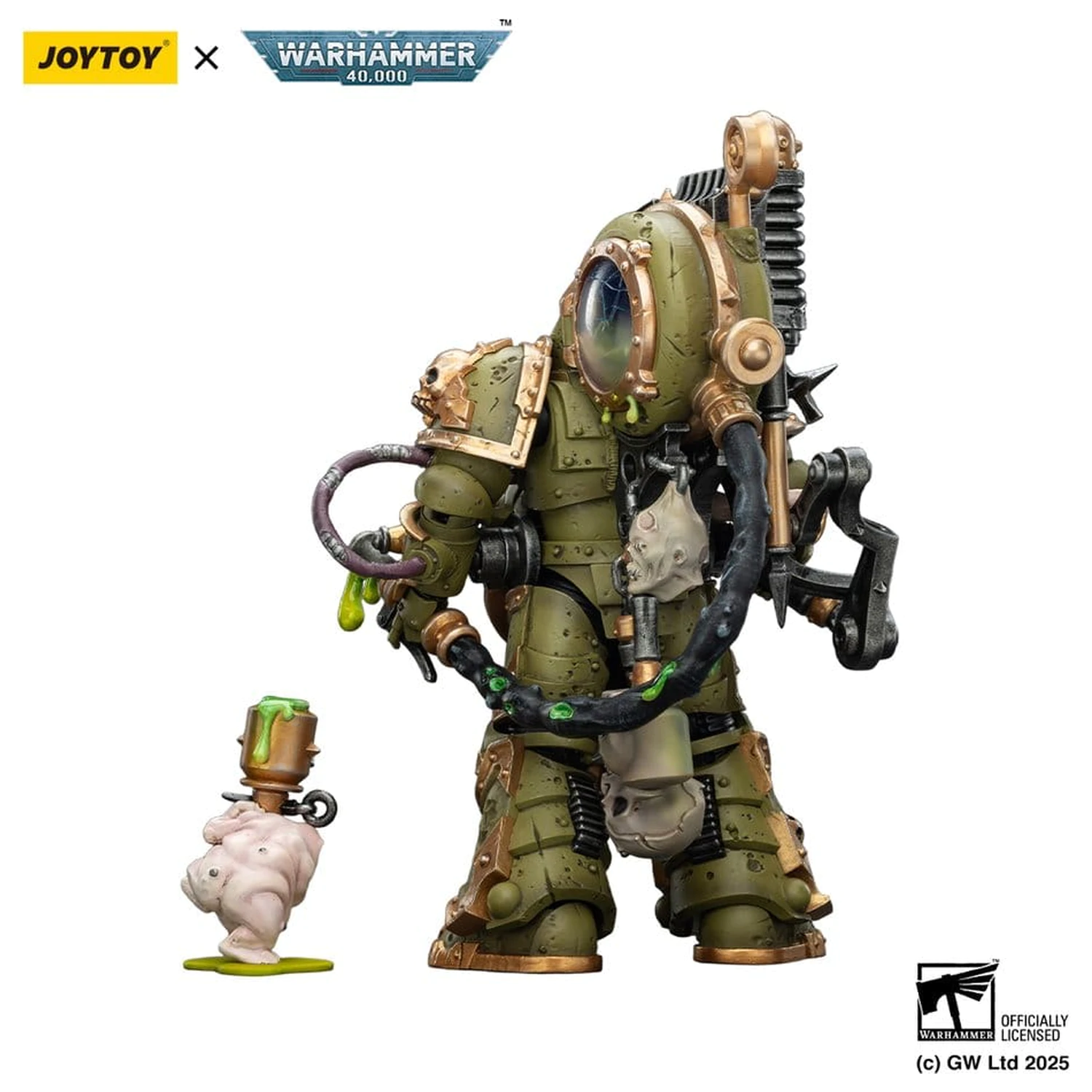 Warhammer 40,000 Akčná figúrka Death Guard Foul Blight spawn with Plague Sprayer 12 cm produktová fotografia