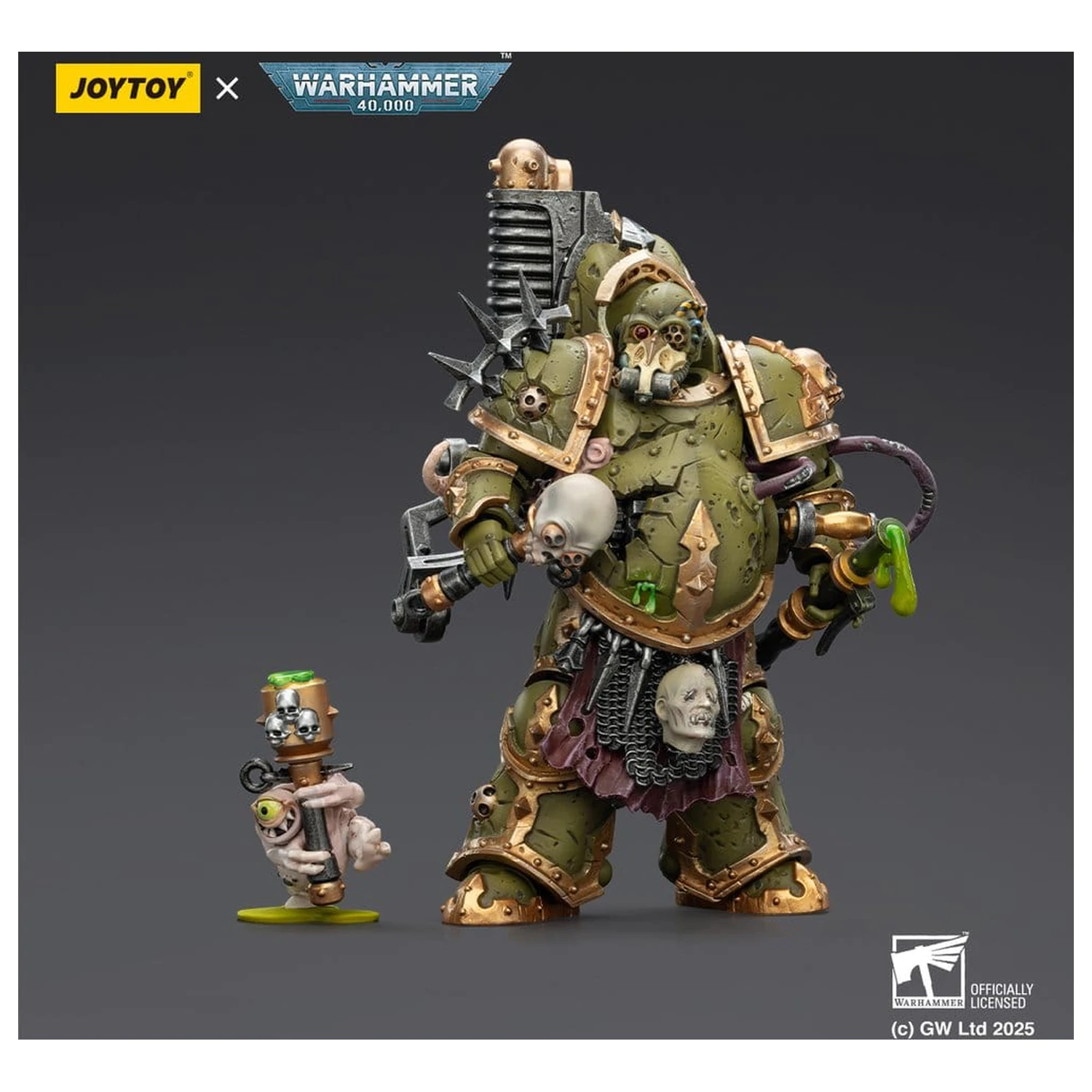 Warhammer 40,000 Akčná figúrka Death Guard Foul Blight spawn with Plague Sprayer 12 cm produktová fotografia
