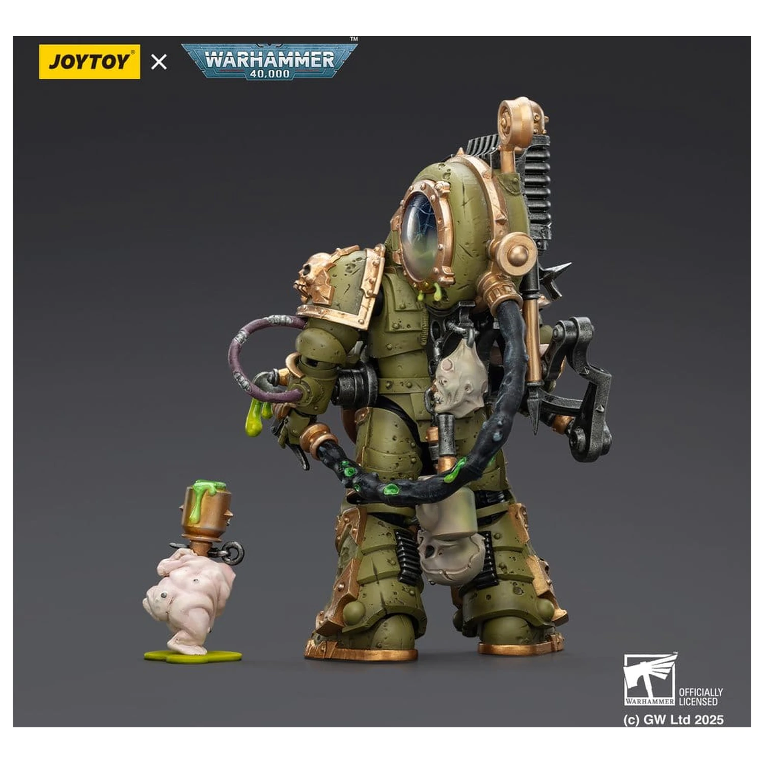Warhammer 40,000 Akčná figúrka Death Guard Foul Blight spawn with Plague Sprayer 12 cm produktová fotografia