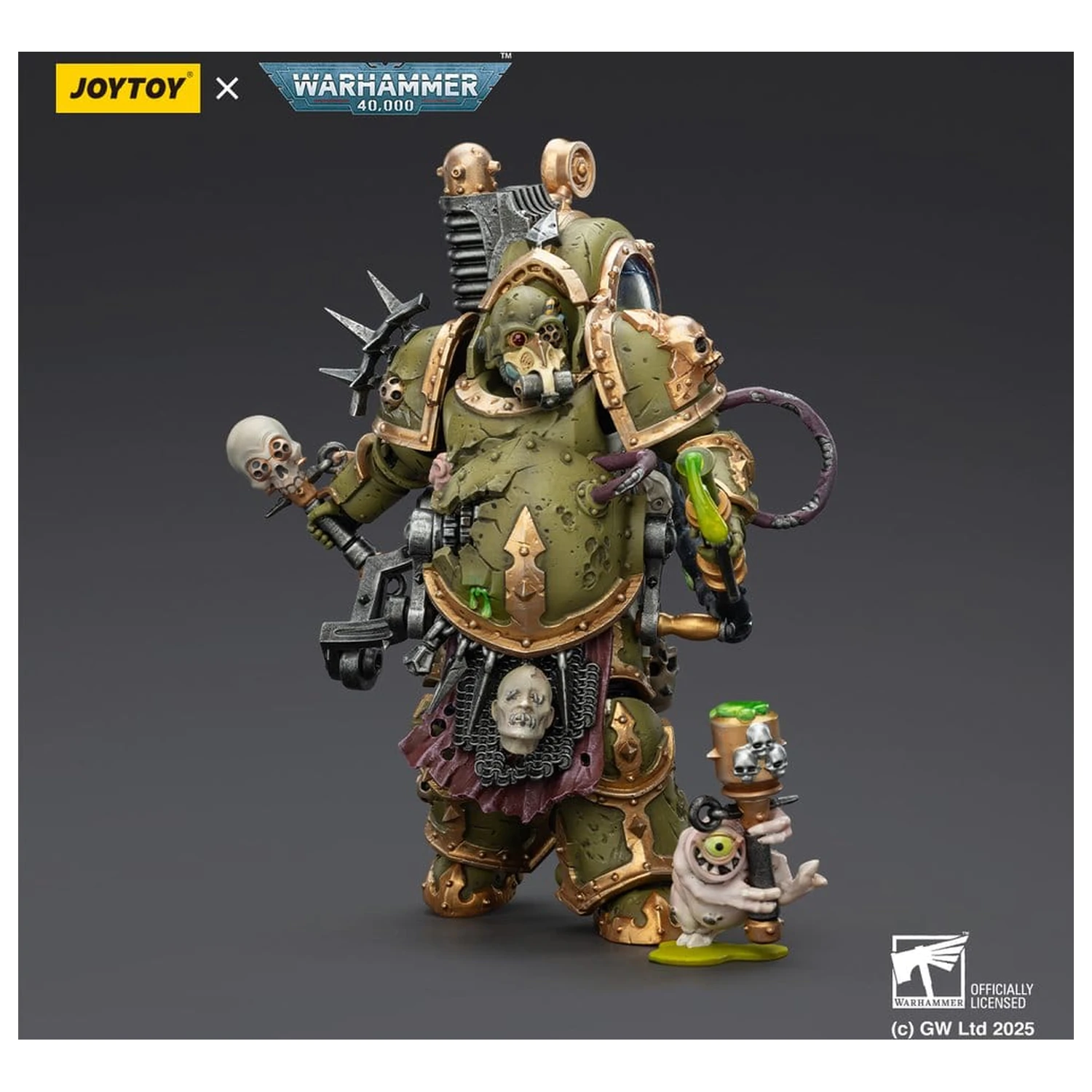 Warhammer 40,000 Akčná figúrka Death Guard Foul Blight spawn with Plague Sprayer 12 cm produktová fotografia