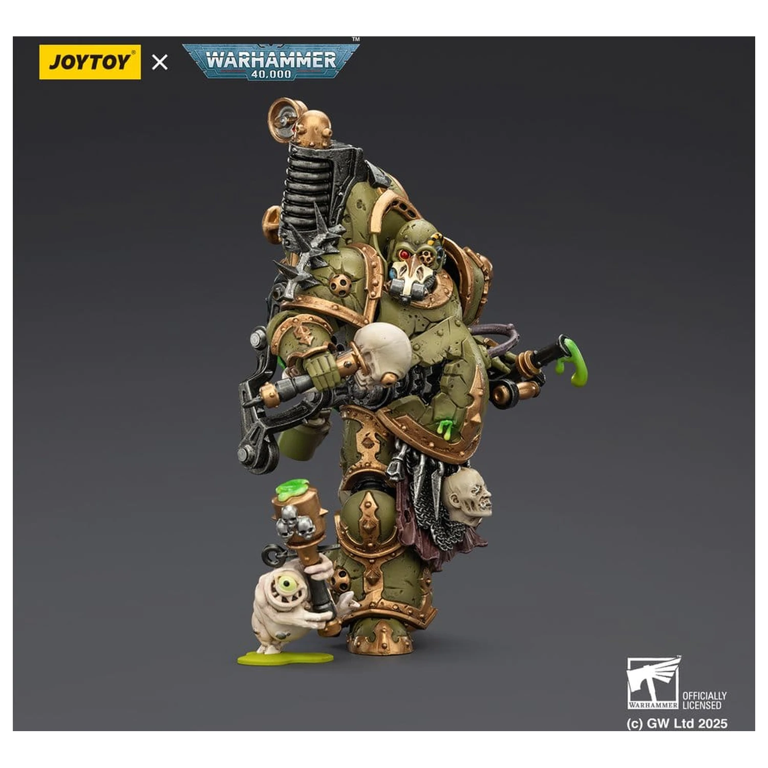 Warhammer 40,000 Akčná figúrka Death Guard Foul Blight spawn with Plague Sprayer 12 cm produktová fotografia