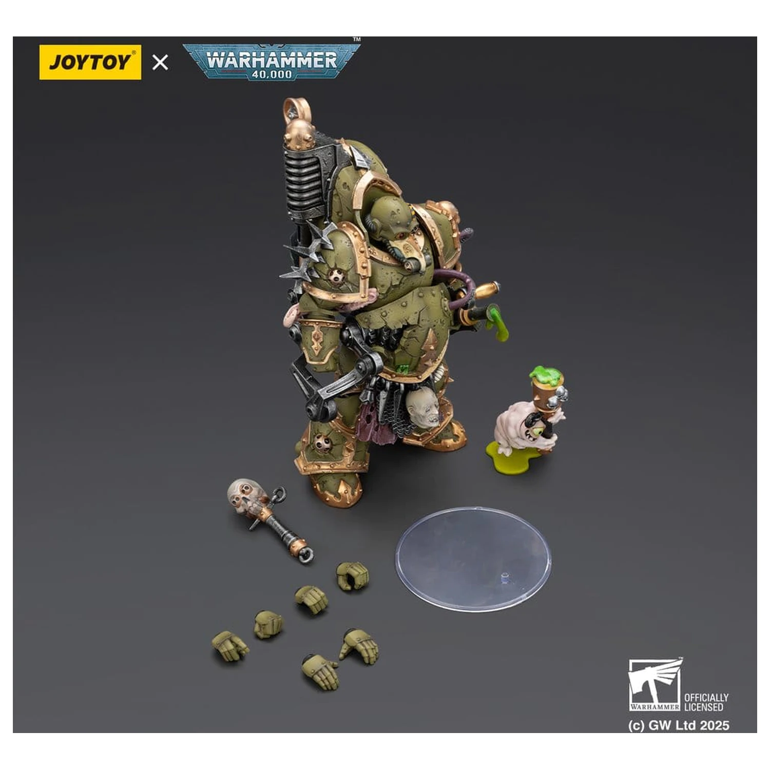 Warhammer 40,000 Akčná figúrka Death Guard Foul Blight spawn with Plague Sprayer 12 cm produktová fotografia