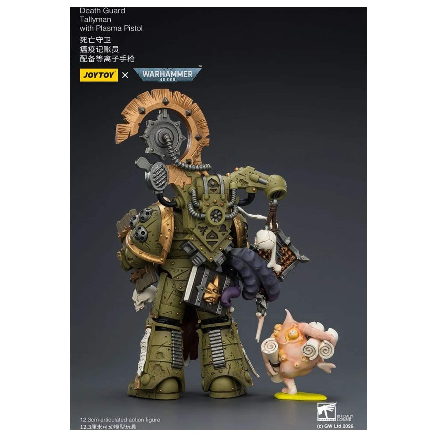 Warhammer 40,000 Akčná figúrka Death Guard Tallyman 12 cm produktová fotografia