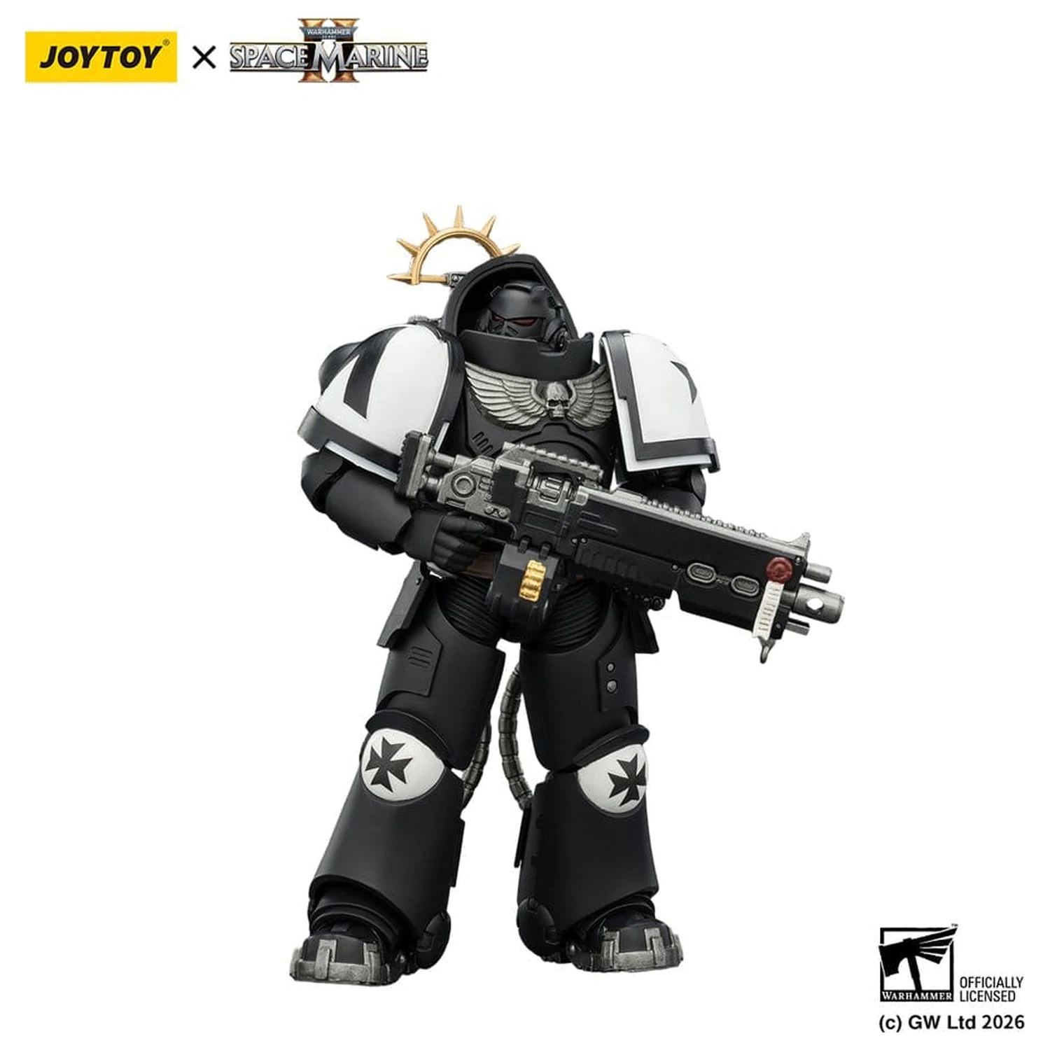 Warhammer 40,000 Akčná figúrka Game Edition Black Templars Heavy Intercessor 13 cm produktová fotografia