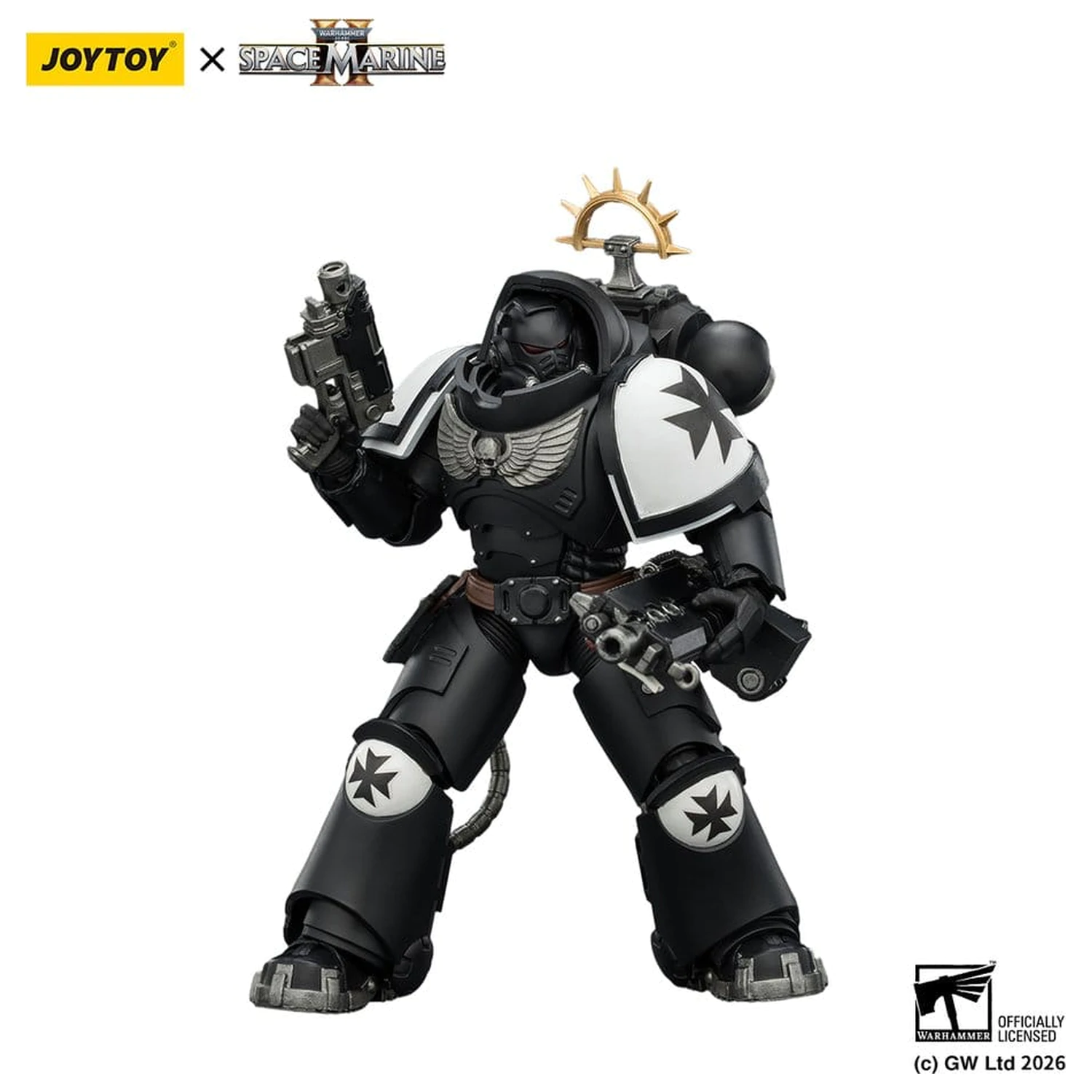 Warhammer 40,000 Akčná figúrka Game Edition Black Templars Heavy Intercessor 13 cm produktová fotografia