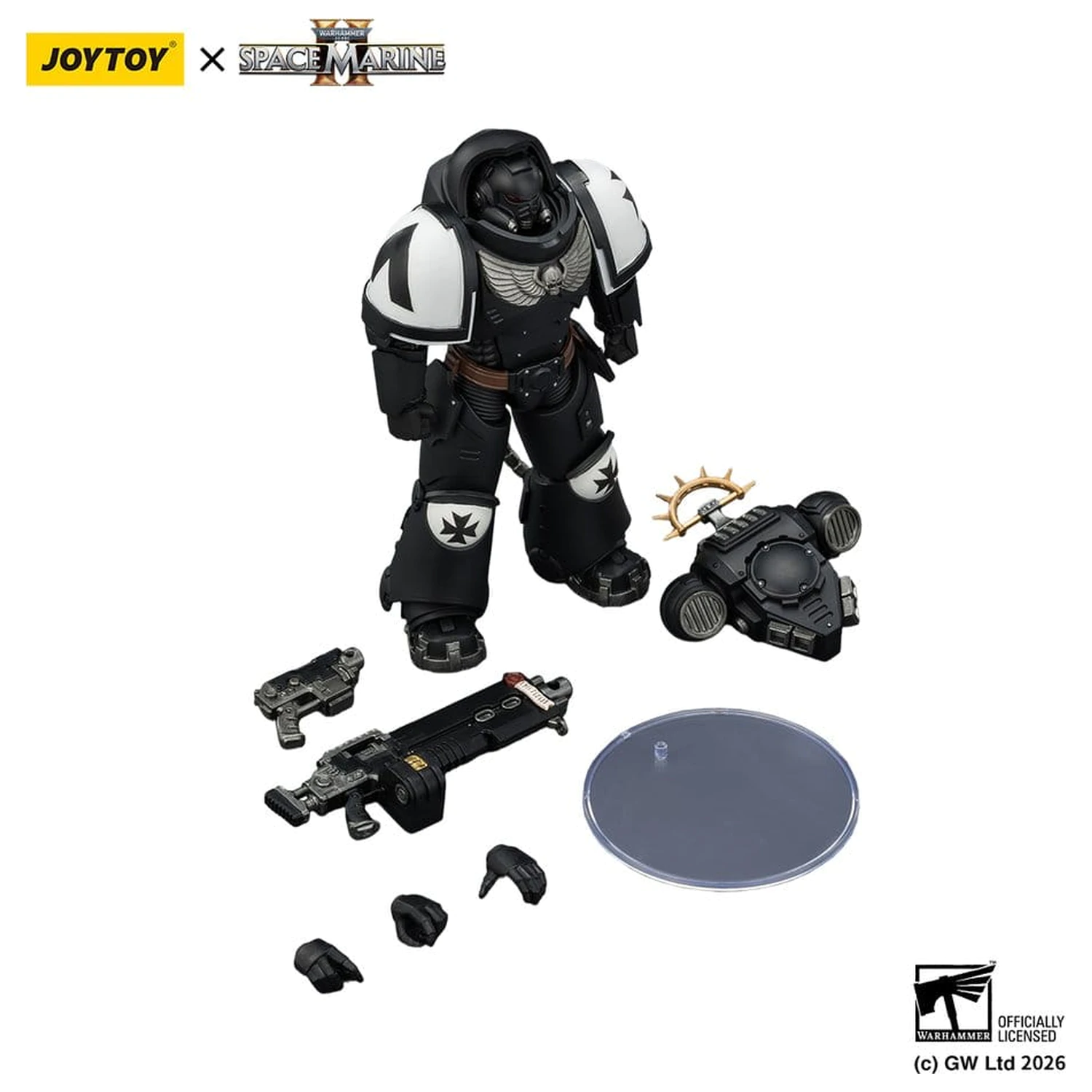 Warhammer 40,000 Akčná figúrka Game Edition Black Templars Heavy Intercessor 13 cm produktová fotografia