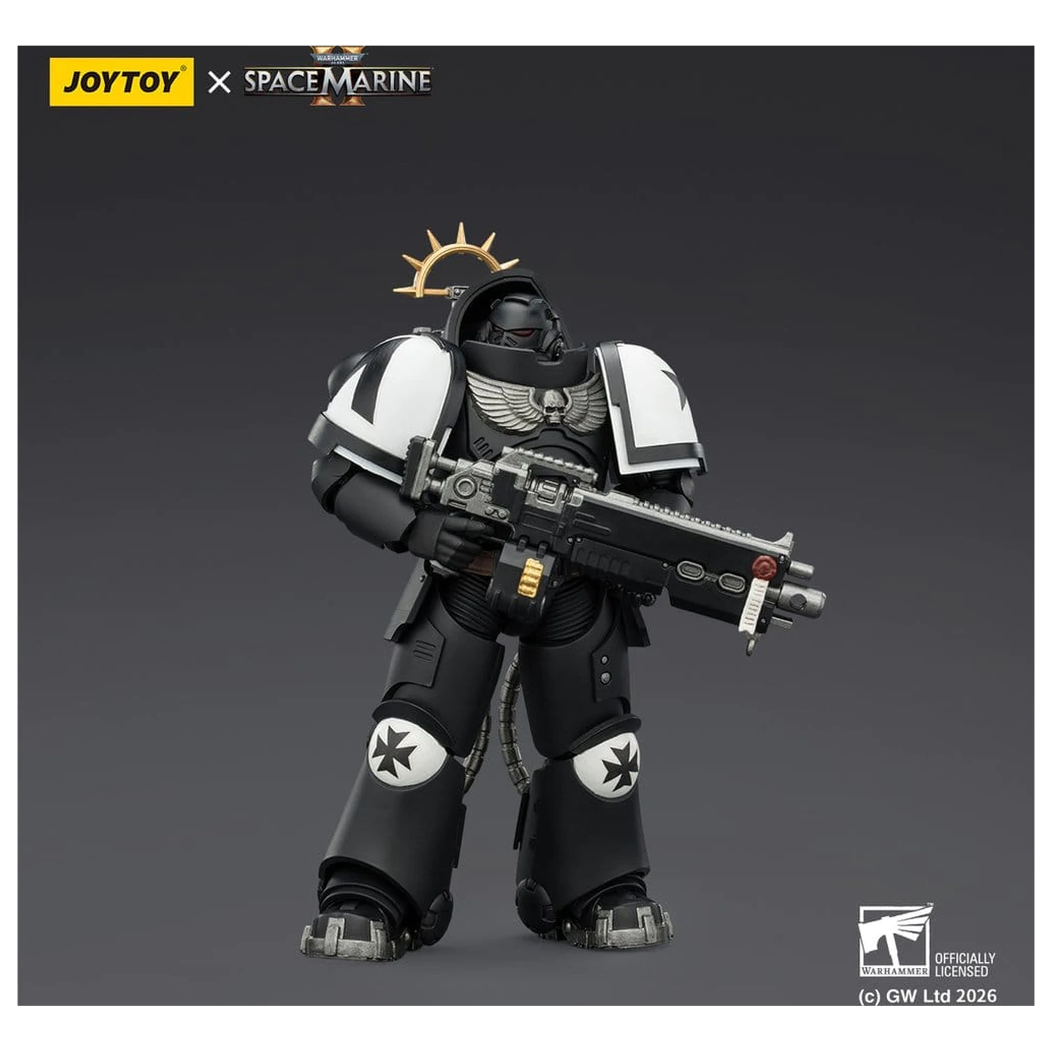 Warhammer 40,000 Akčná figúrka Game Edition Black Templars Heavy Intercessor 13 cm produktová fotografia