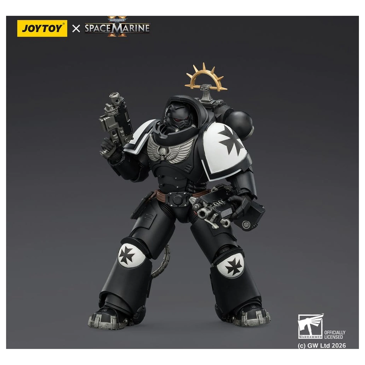 Warhammer 40,000 Akčná figúrka Game Edition Black Templars Heavy Intercessor 13 cm produktová fotografia