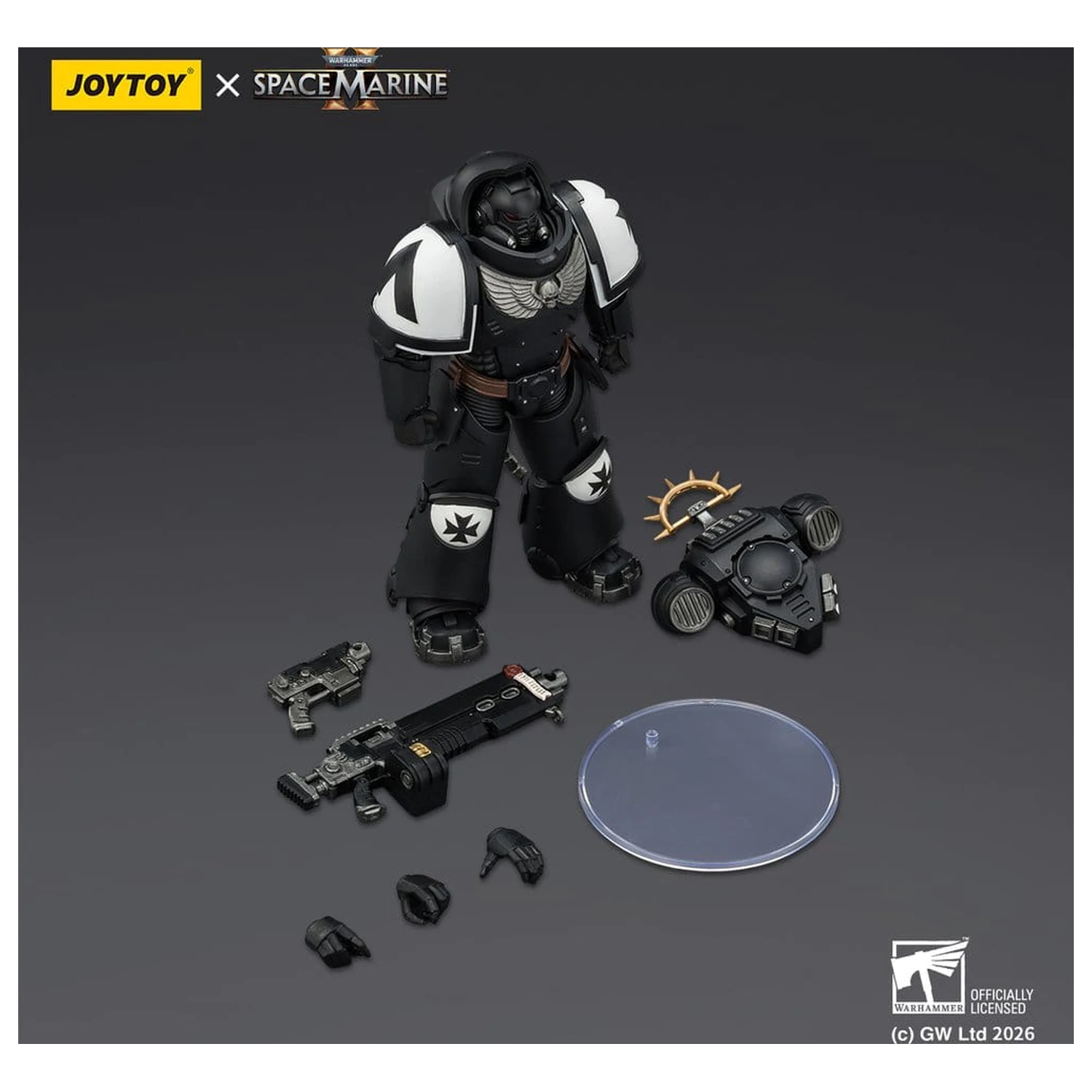 Warhammer 40,000 Akčná figúrka Game Edition Black Templars Heavy Intercessor 13 cm produktová fotografia