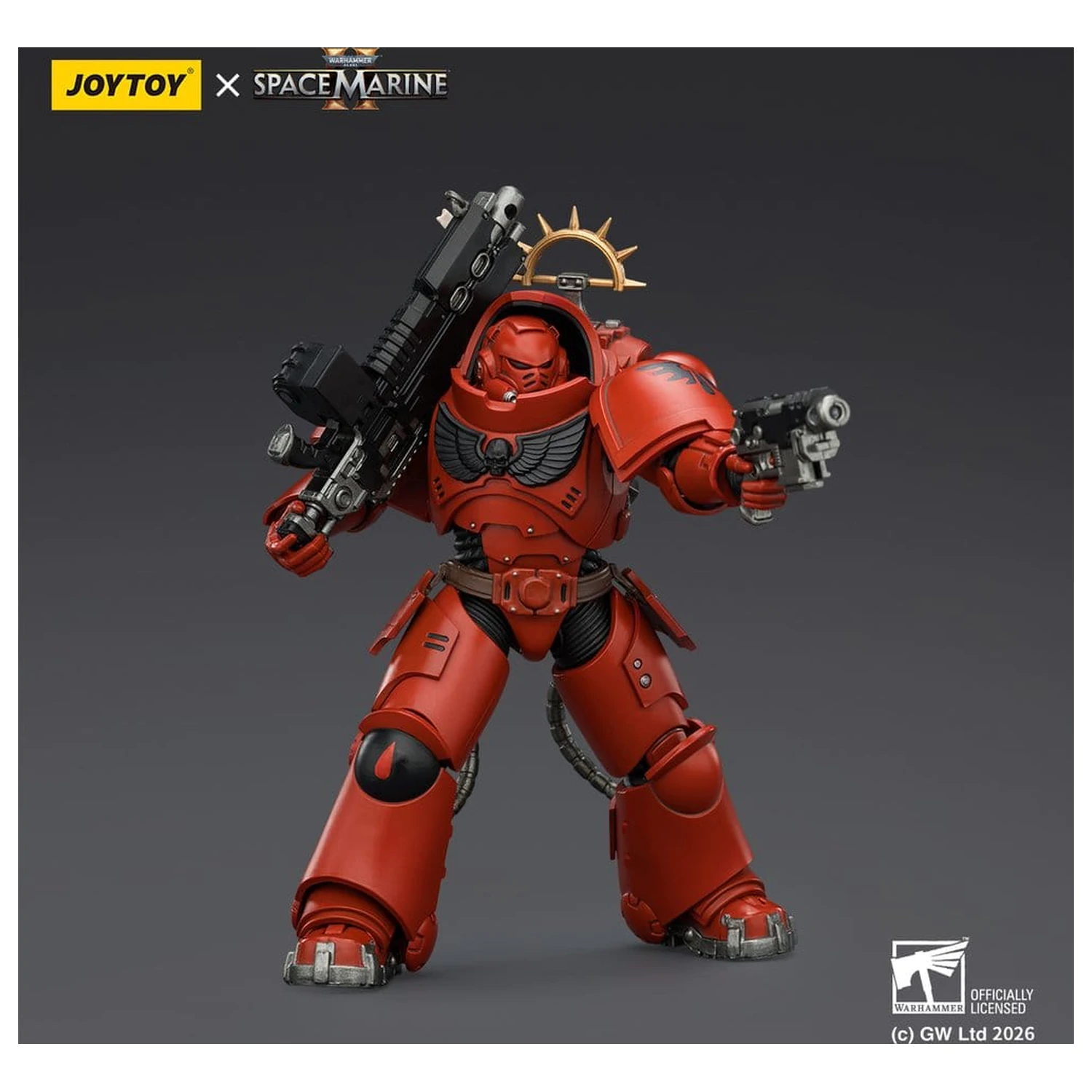 Warhammer 40,000 Action Figure Game Edition Blood Angels Heavy Intercessor 13 cm akčná figúrka produktová fotografia