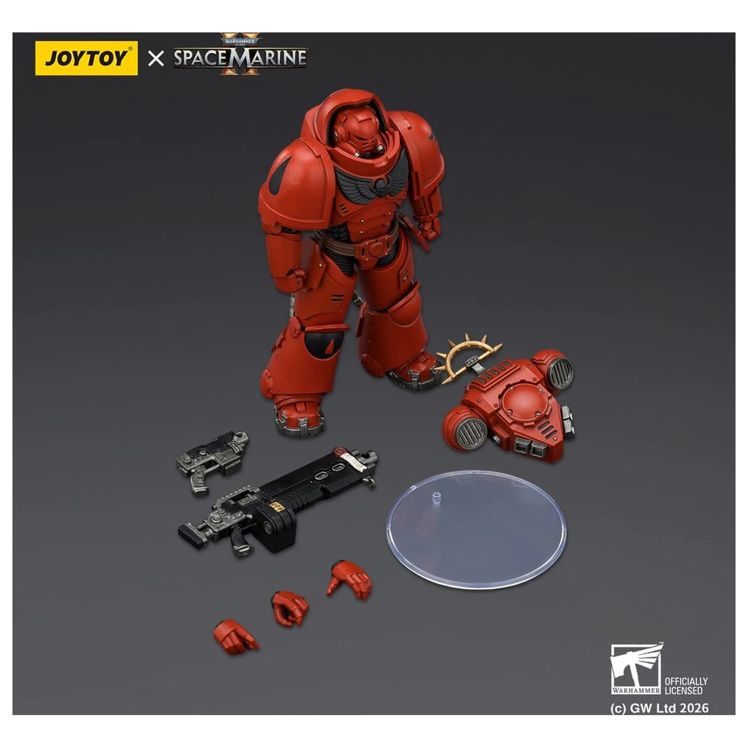 Warhammer 40,000 Action Figure Game Edition Blood Angels Heavy Intercessor 13 cm akčná figúrka produktová fotografia