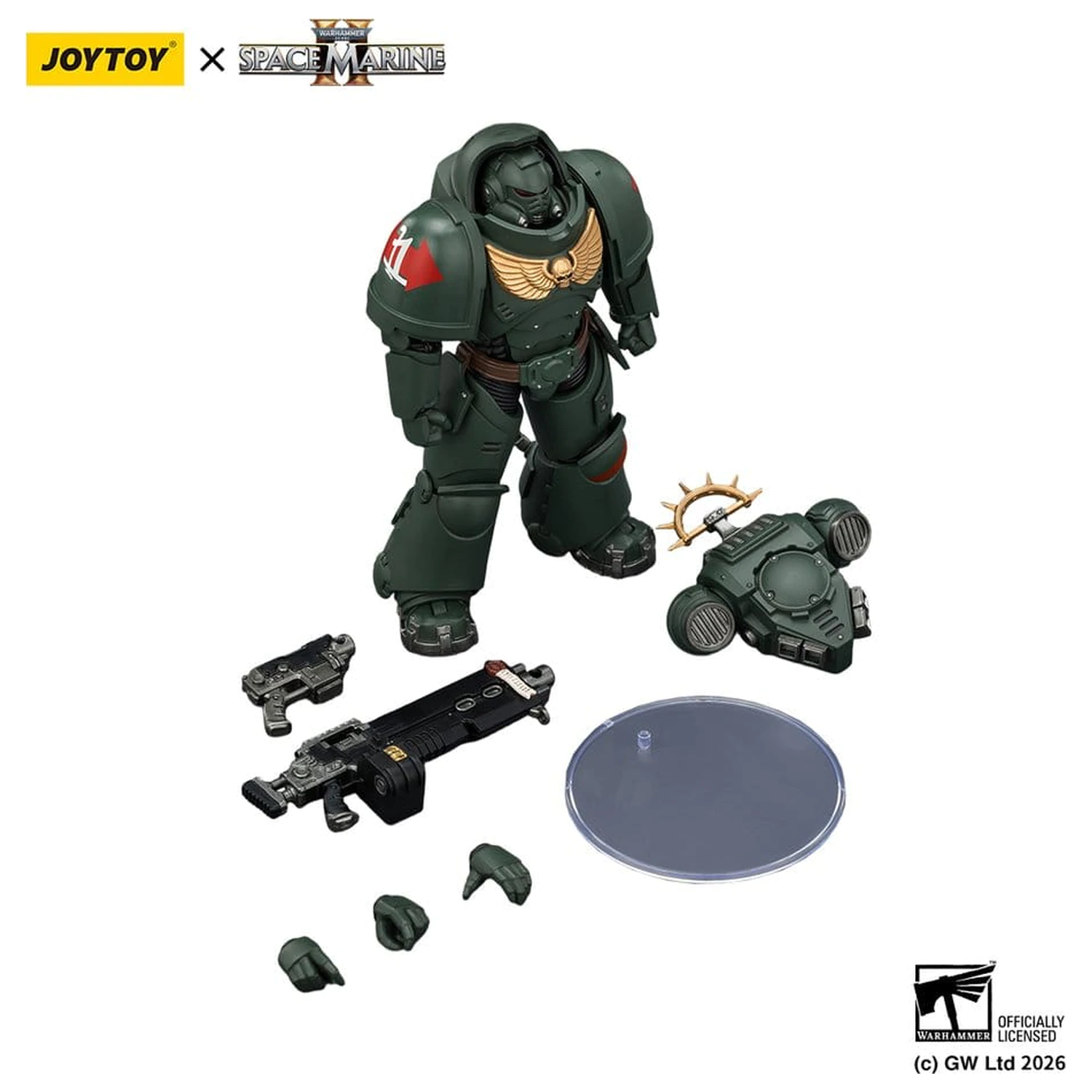 Warhammer 40,000 akčná figúrka Game Edition Dark Angels Heavy Intercessor 13 cm produktová fotografia