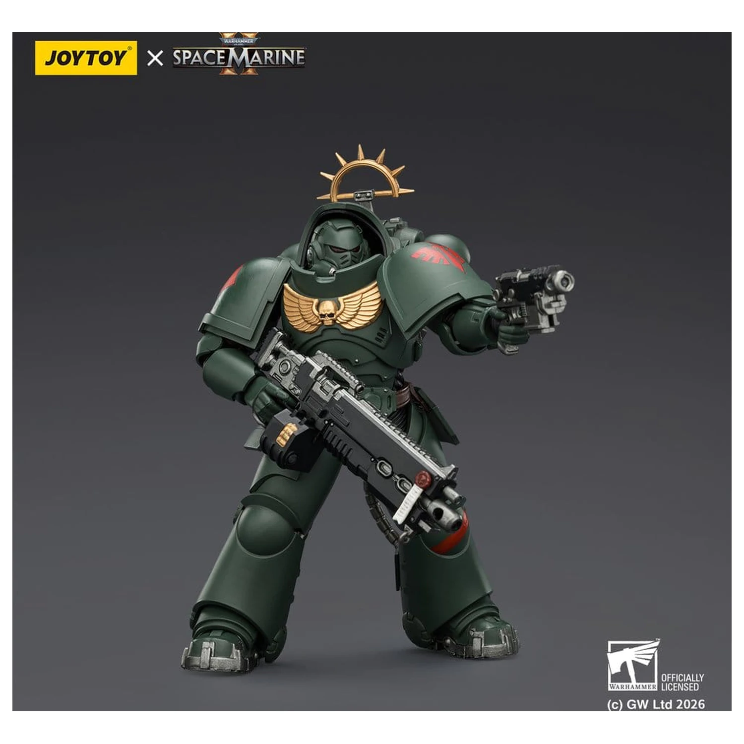 Warhammer 40,000 akčná figúrka Game Edition Dark Angels Heavy Intercessor 13 cm produktová fotografia
