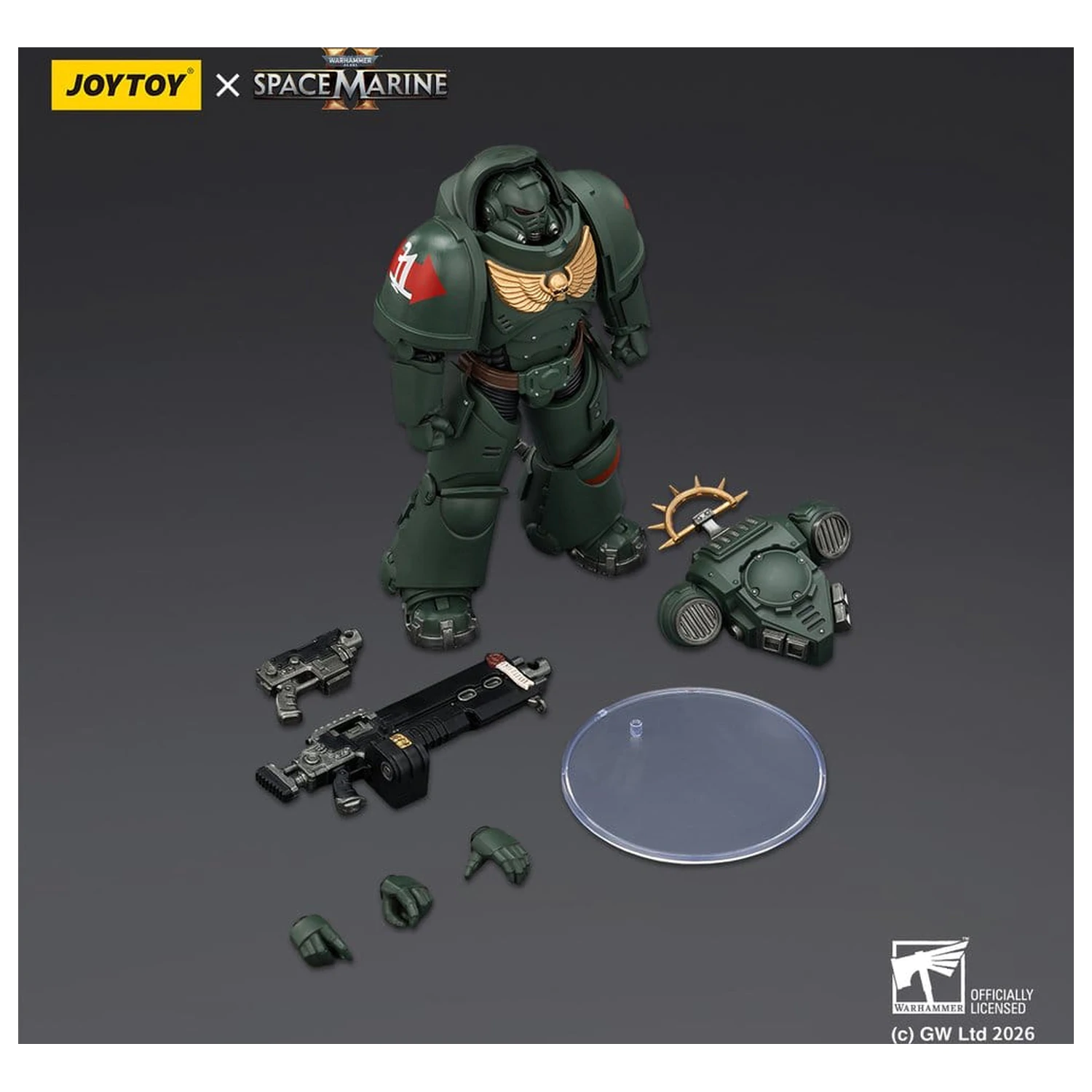 Warhammer 40,000 akčná figúrka Game Edition Dark Angels Heavy Intercessor 13 cm produktová fotografia