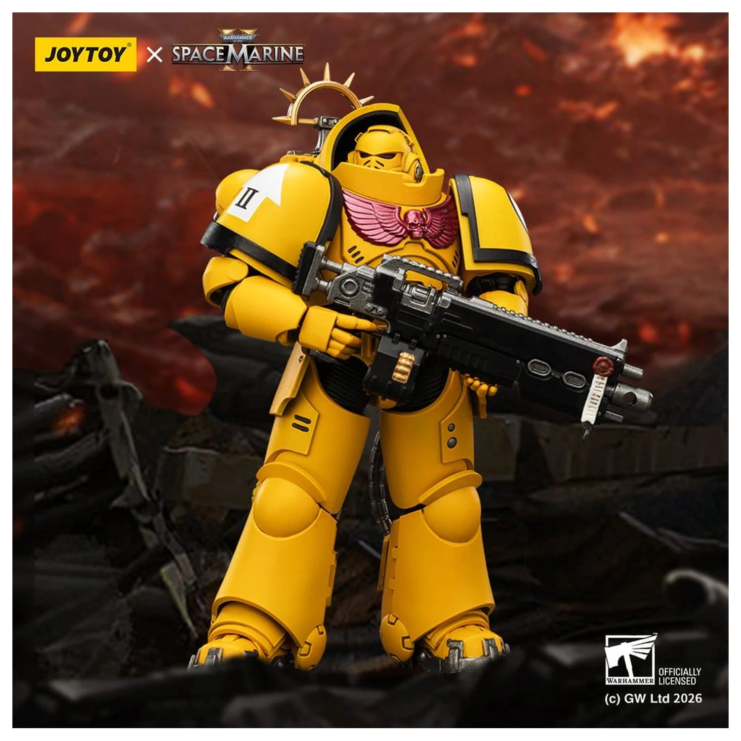 Warhammer 40,000 Akčná figúrka Game Edition Imperial Fists Heavy Intercessor 13 cm produktová fotografia
