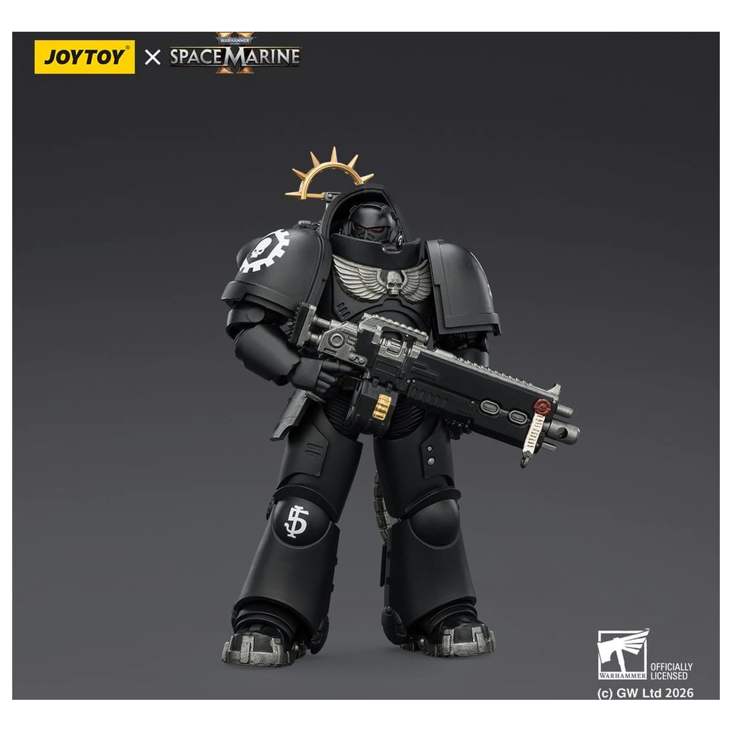 Warhammer 40,000 Akčná figúrka Game Edition Iron Hands Heavy Intercessor 13 cm produktová fotografia