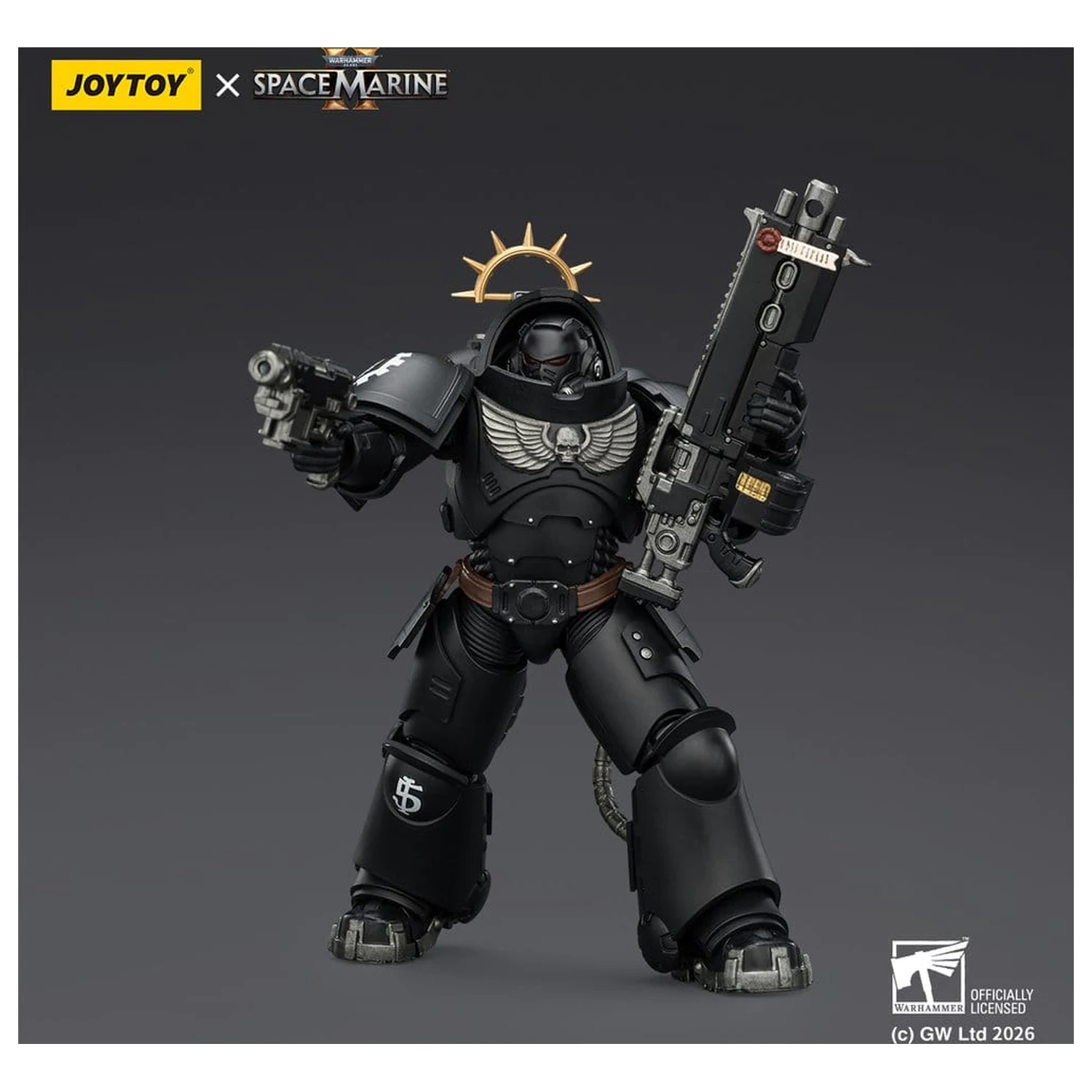 Warhammer 40,000 Akčná figúrka Game Edition Iron Hands Heavy Intercessor 13 cm produktová fotografia