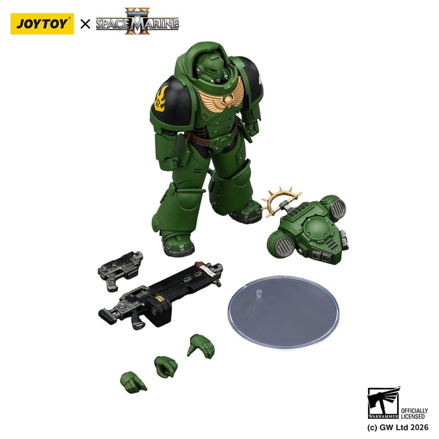 Warhammer 40,000 Action Figure Game Edition Salamanders Heavy Intercessor 13 cm akčná figúrka produktová fotografia