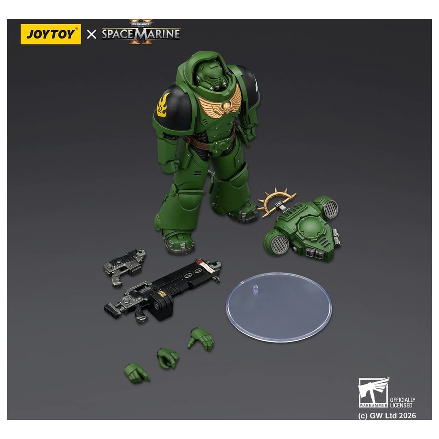 Warhammer 40,000 Action Figure Game Edition Salamanders Heavy Intercessor 13 cm akčná figúrka produktová fotografia