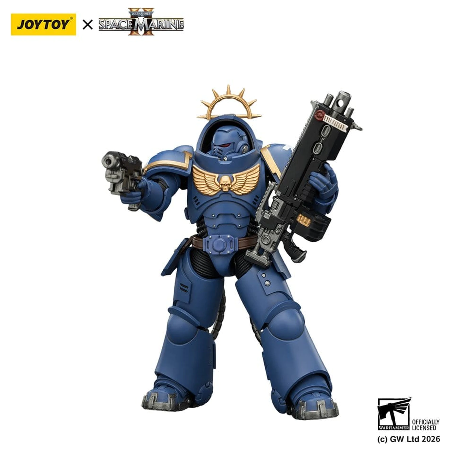 Warhammer 40,000 Akčná figúrka Game Edition Ultramarines Heavy Intercessor 13 cm produktová fotografia