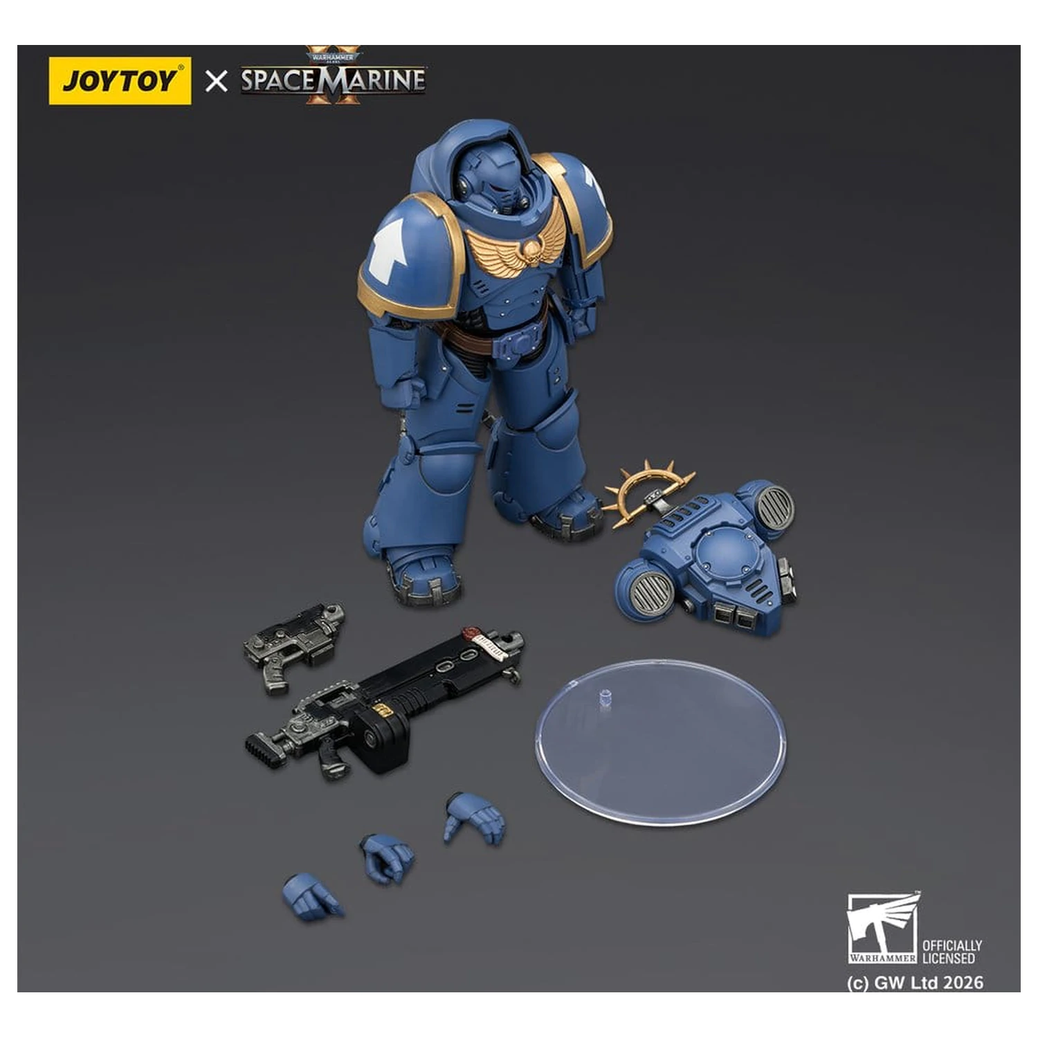 Warhammer 40,000 Akčná figúrka Game Edition Ultramarines Heavy Intercessor 13 cm produktová fotografia