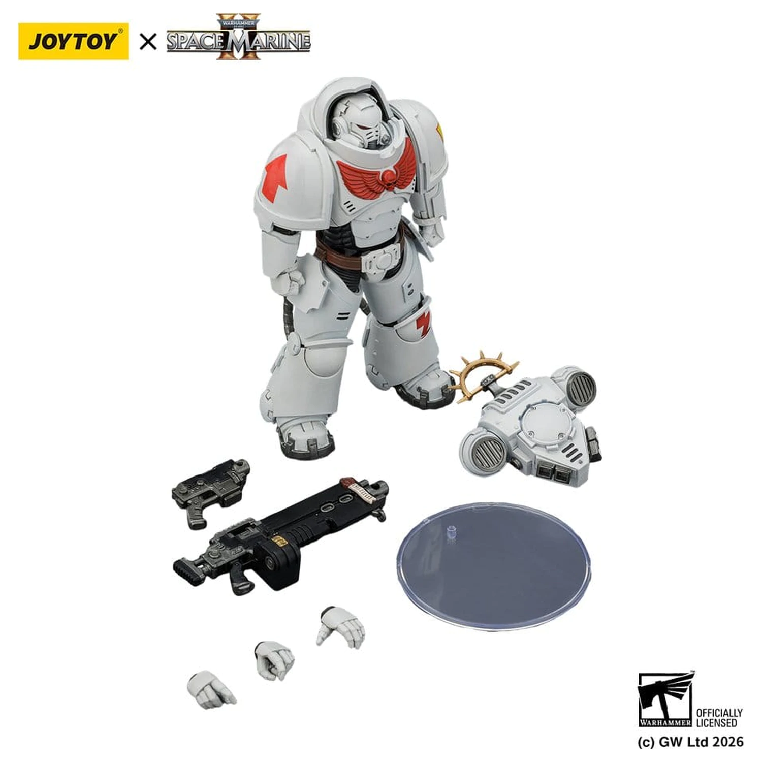 Warhammer 40,000 Action Figure Game Edition White Scars Heavy Intercessor 13 cm akčná figúrka produktová fotografia