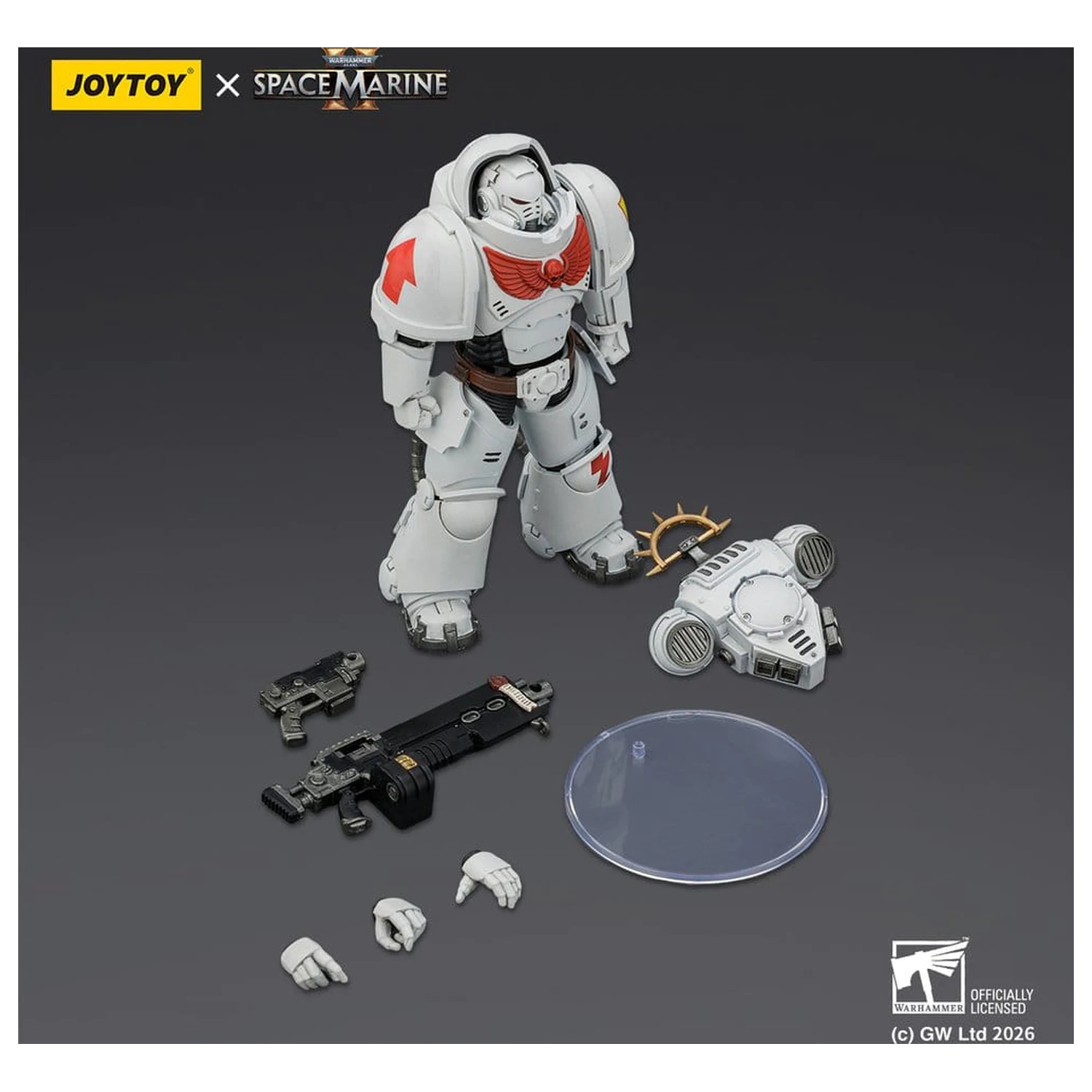 Warhammer 40,000 Action Figure Game Edition White Scars Heavy Intercessor 13 cm akčná figúrka produktová fotografia