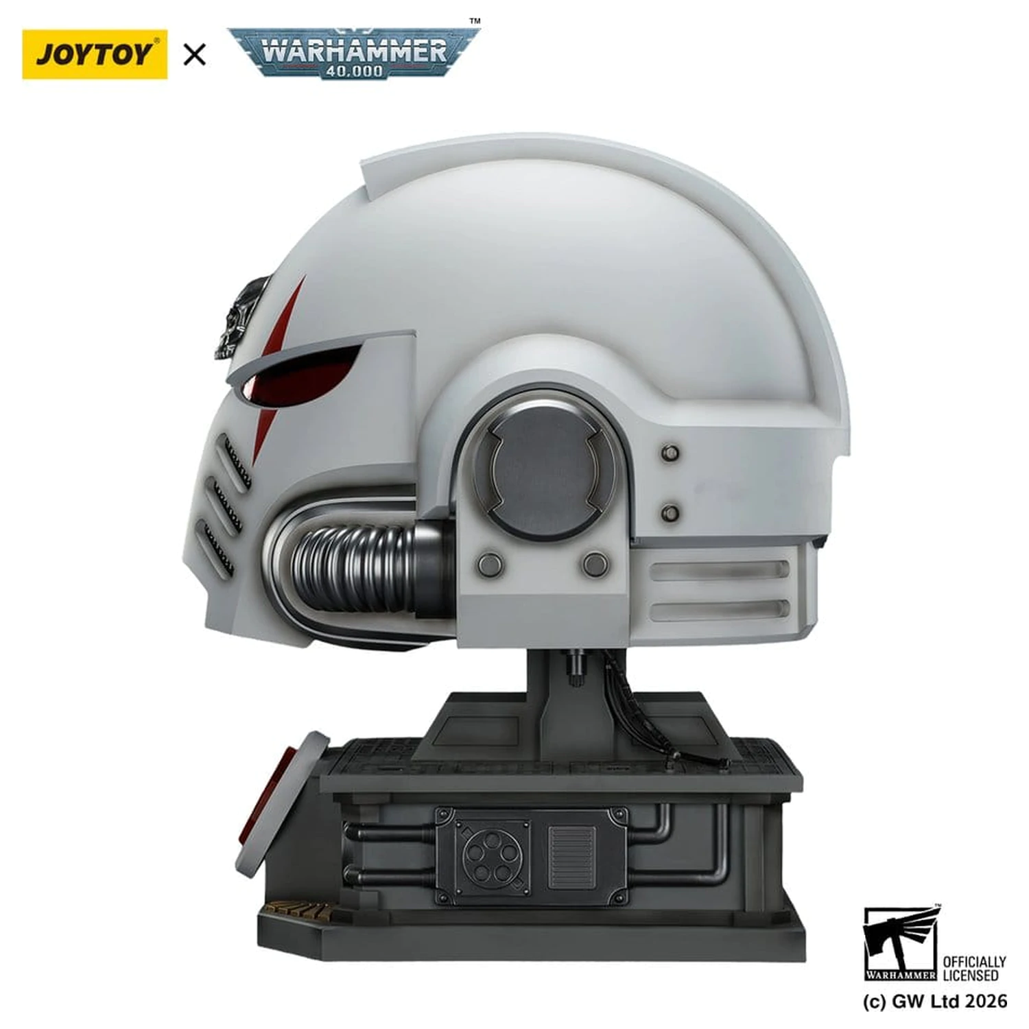 Warhammer 40,000 Helmet s display stojanom White Scars MkX 44 cm produktová fotografia