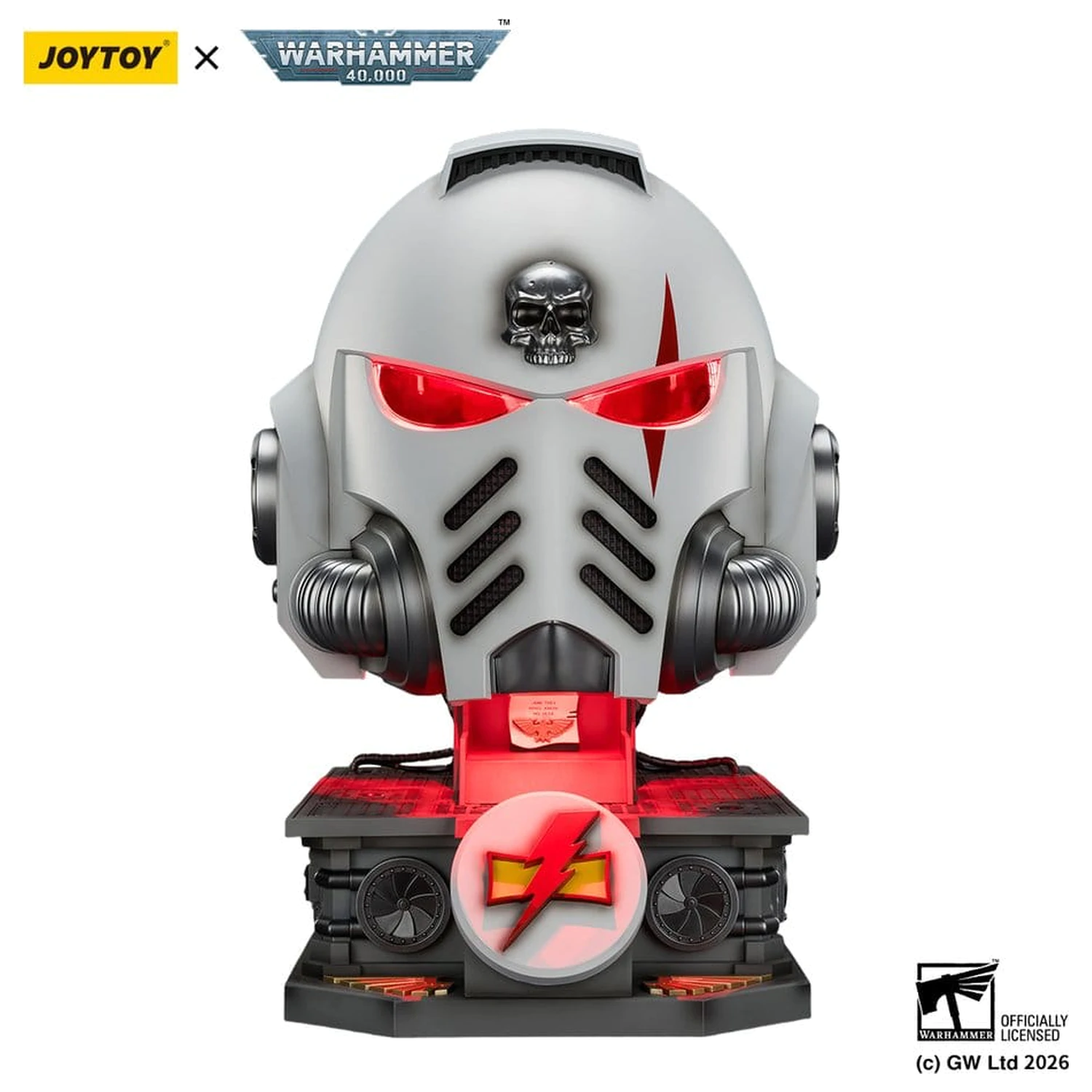 Warhammer 40,000 Helmet s display stojanom White Scars MkX 44 cm produktová fotografia