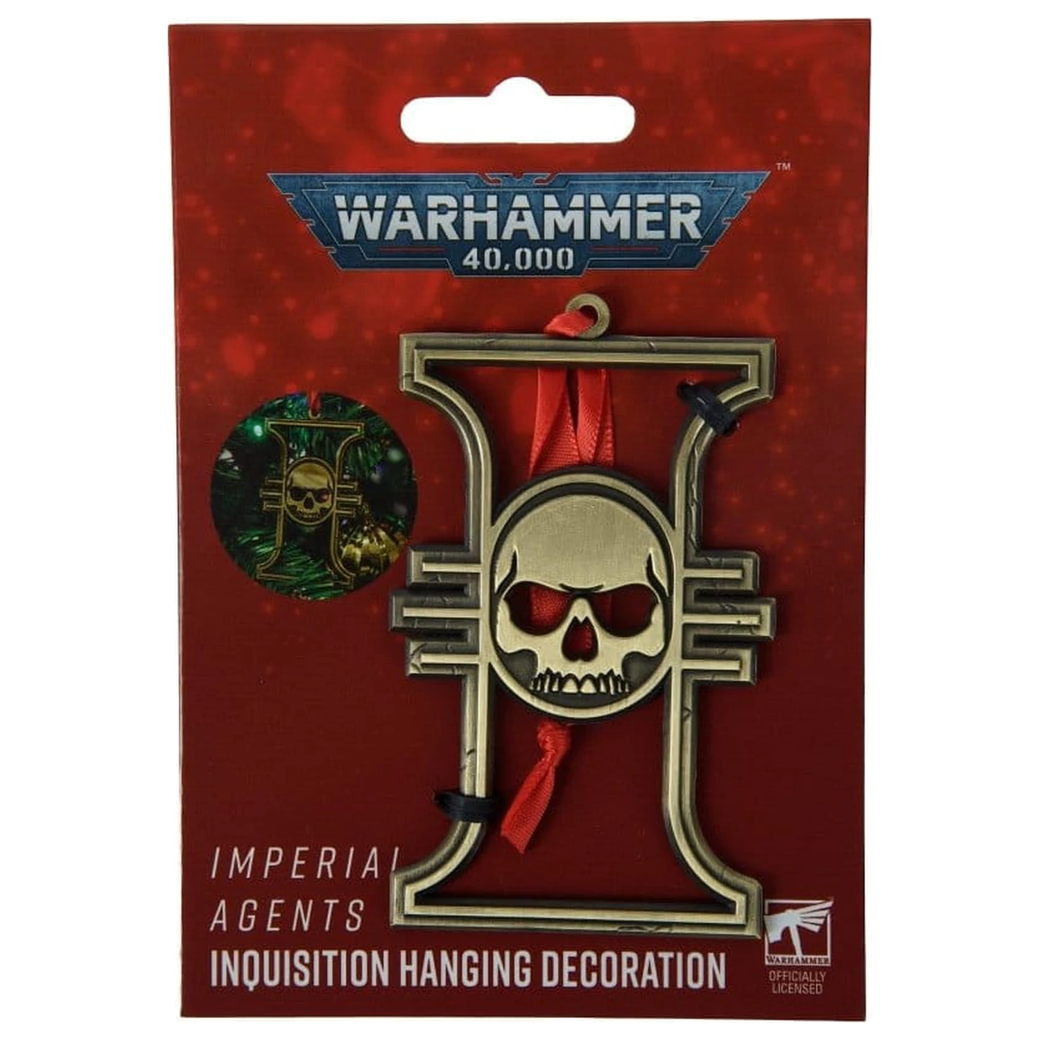 Warhammer 40,000 Závesná dekorácia Imperial Agents Inquisition 17 cm produktová fotografia