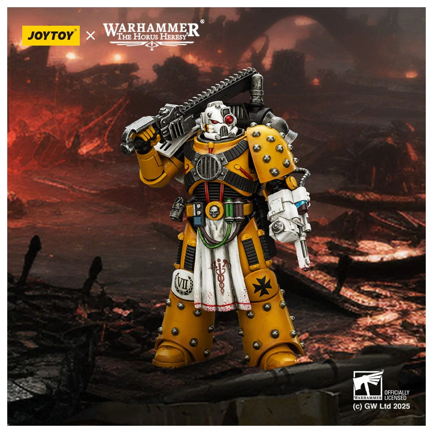 Warhammer 40,000: Imperial Fists Akčná figúrka Legion Apothecary 12 cm produktová fotografia